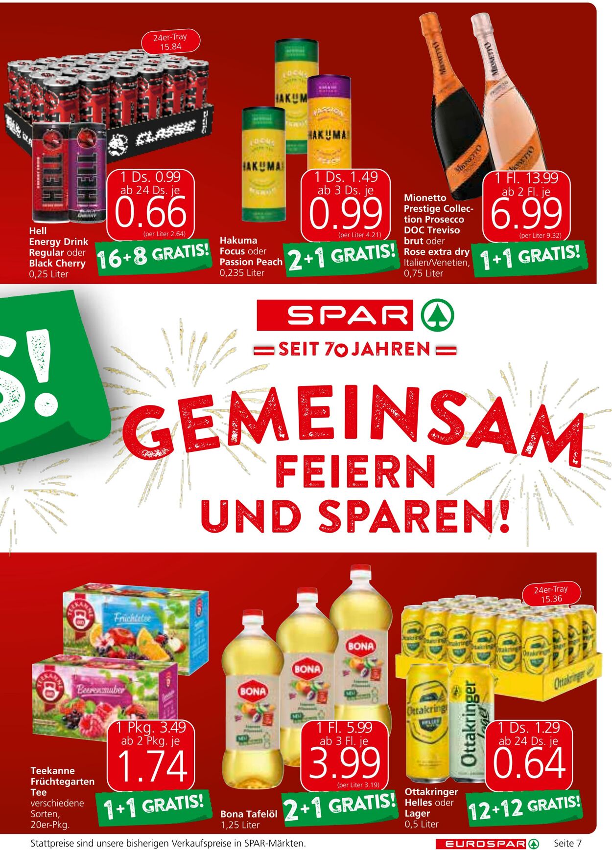 Prospekt Eurospar 14.11.2024 - 27.11.2024