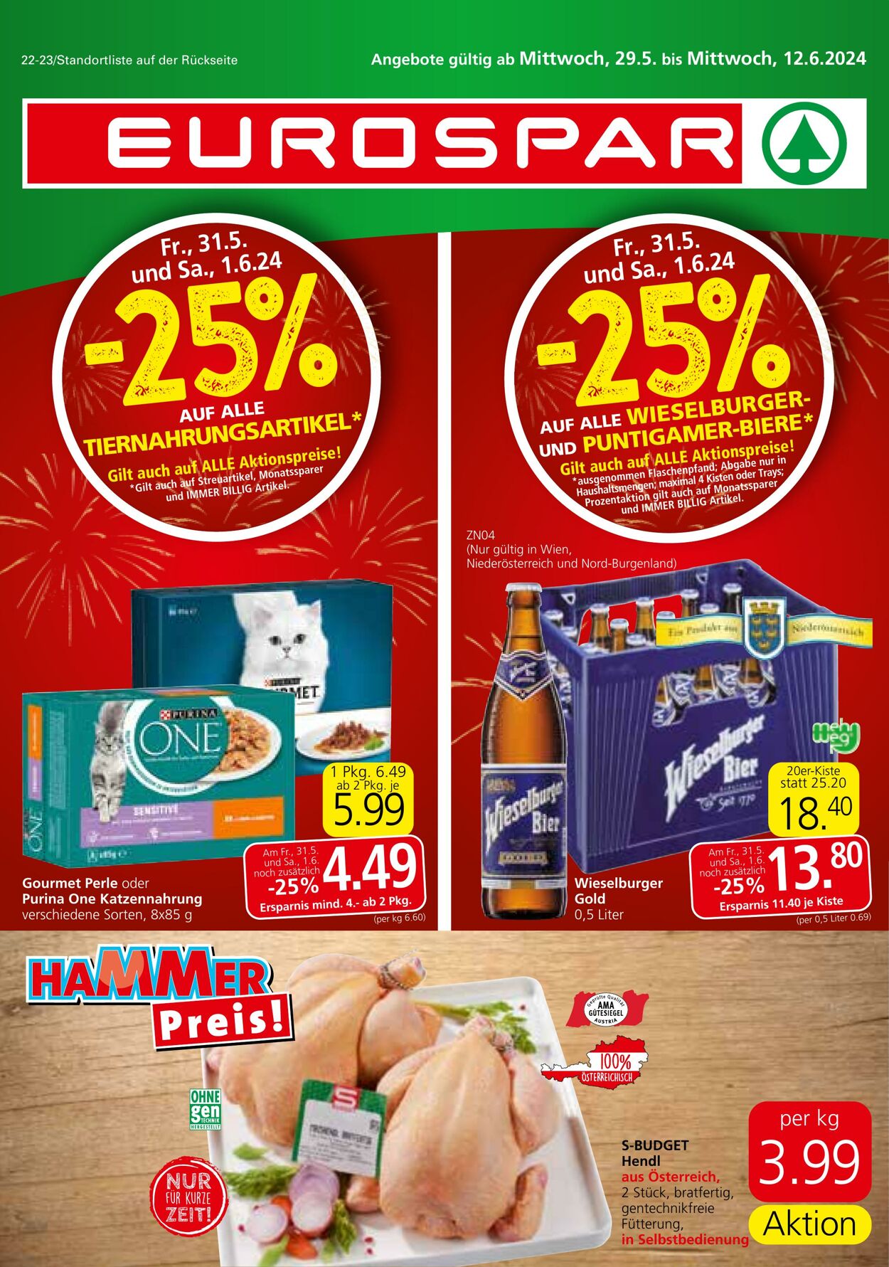 Prospekt Eurospar 29.05.2024 - 12.06.2024