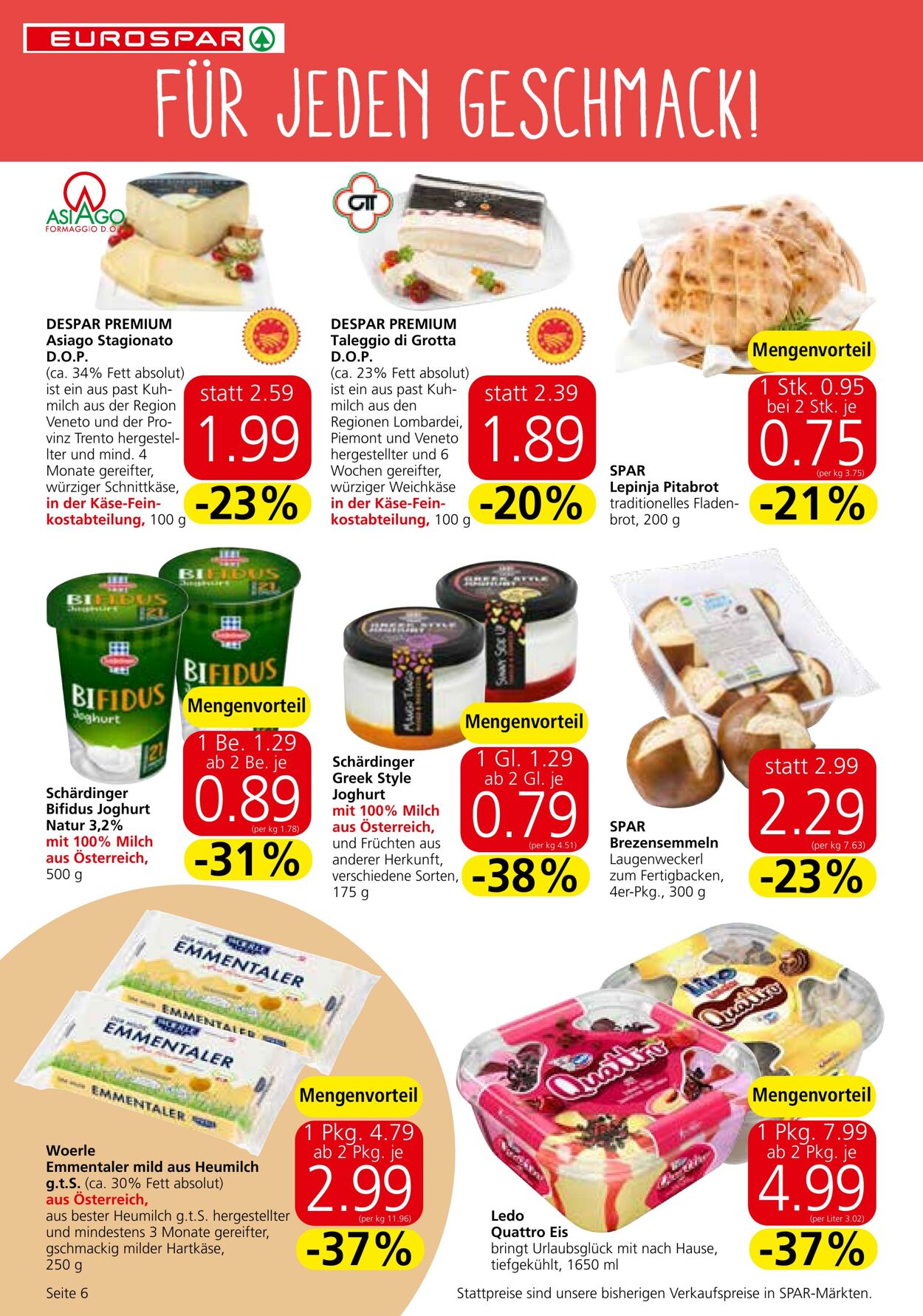 Prospekt Eurospar 11.07.2024 - 24.07.2024