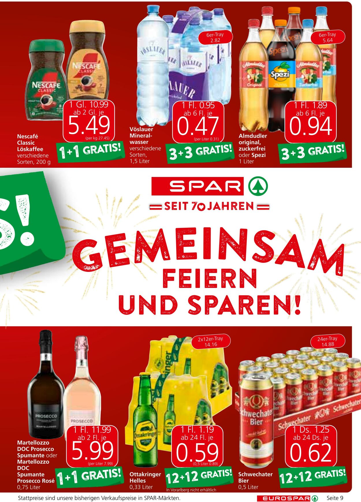 Prospekt Eurospar 31.10.2024 - 13.11.2024