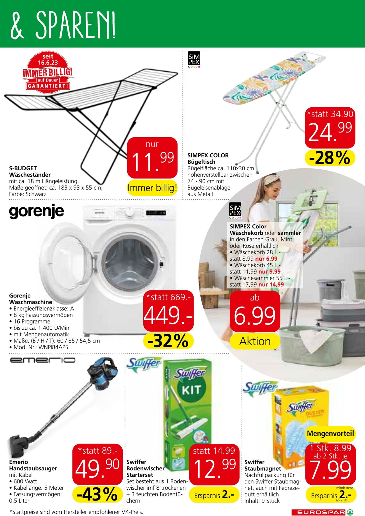 Prospekt Eurospar 27.06.2024 - 10.07.2024