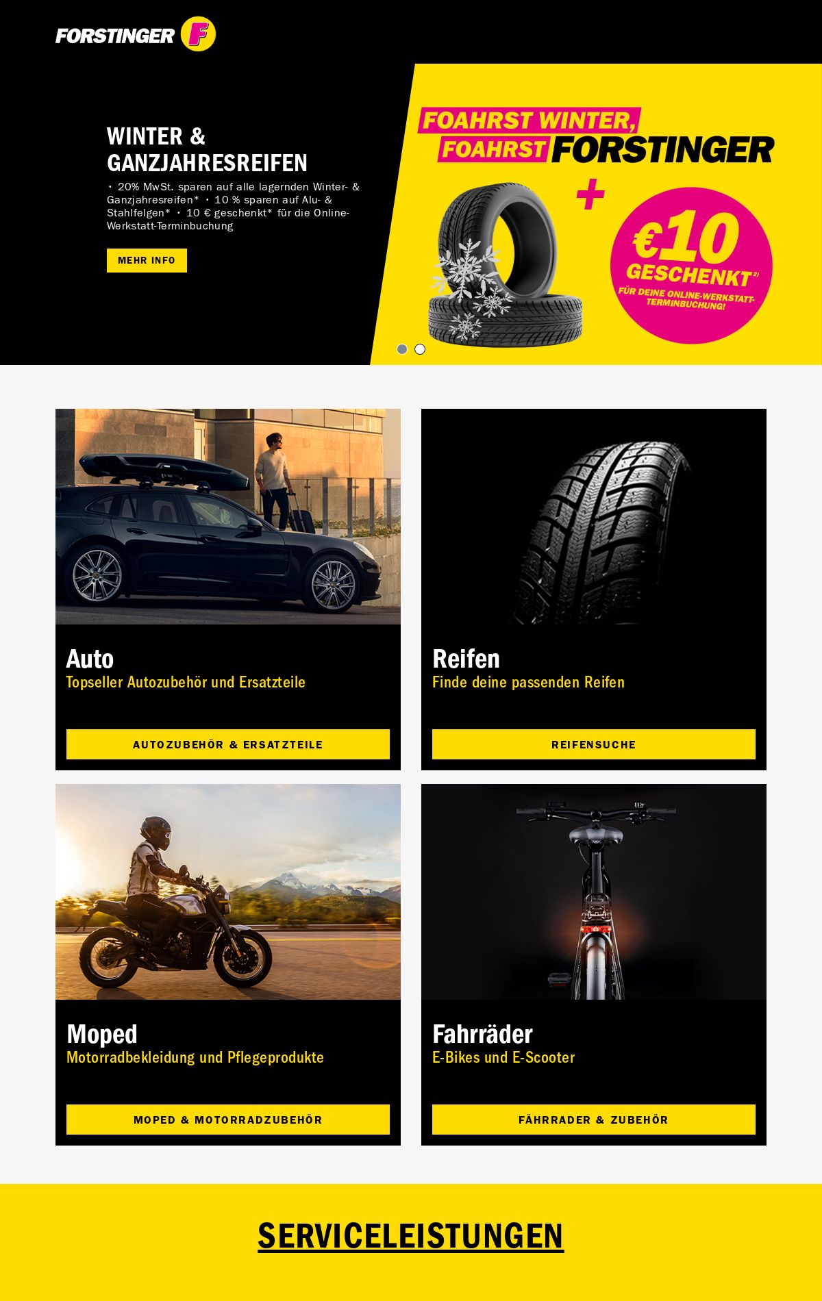 Prospekt Forstinger 23.10.2023 - 01.11.2023