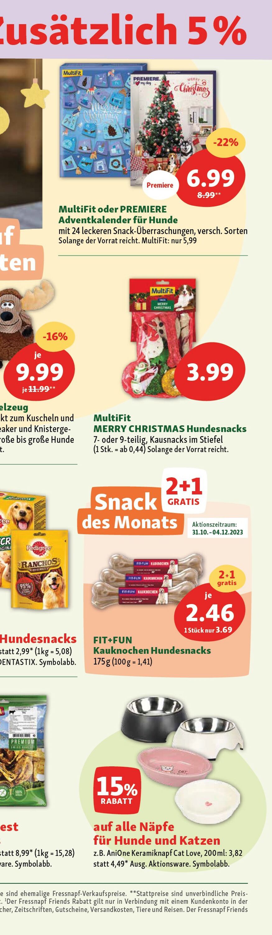 Prospekt Fressnapf 31.10.2023 - 04.11.2023