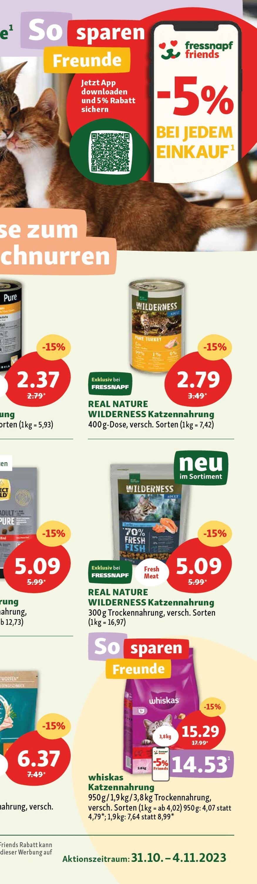 Prospekt Fressnapf 31.10.2023 - 04.11.2023