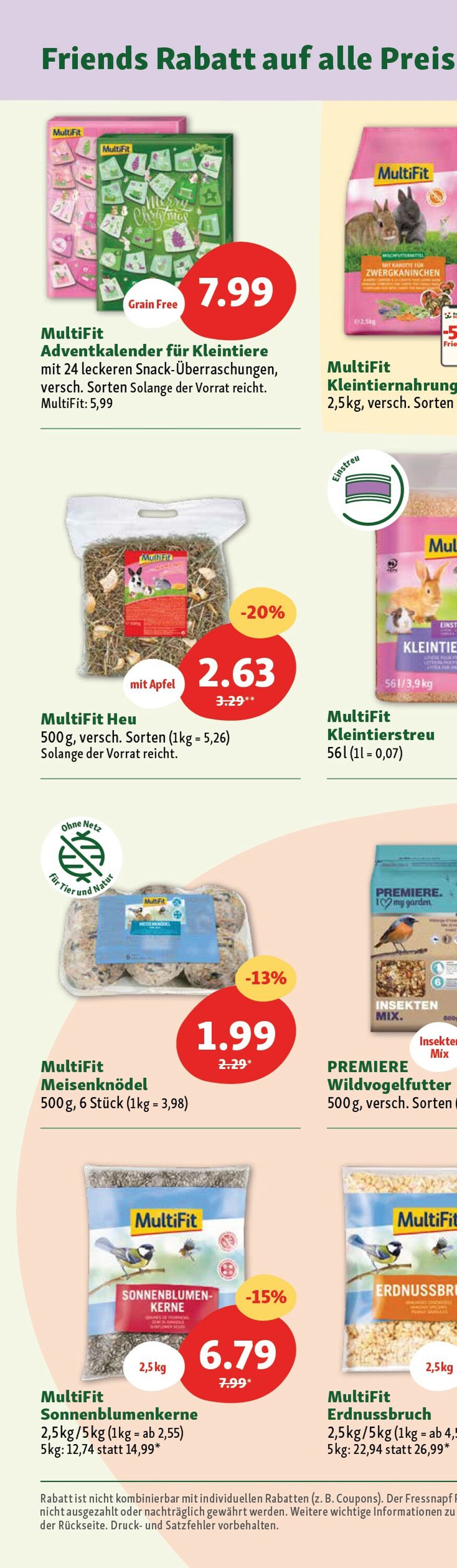 Prospekt Fressnapf 31.10.2023 - 04.11.2023