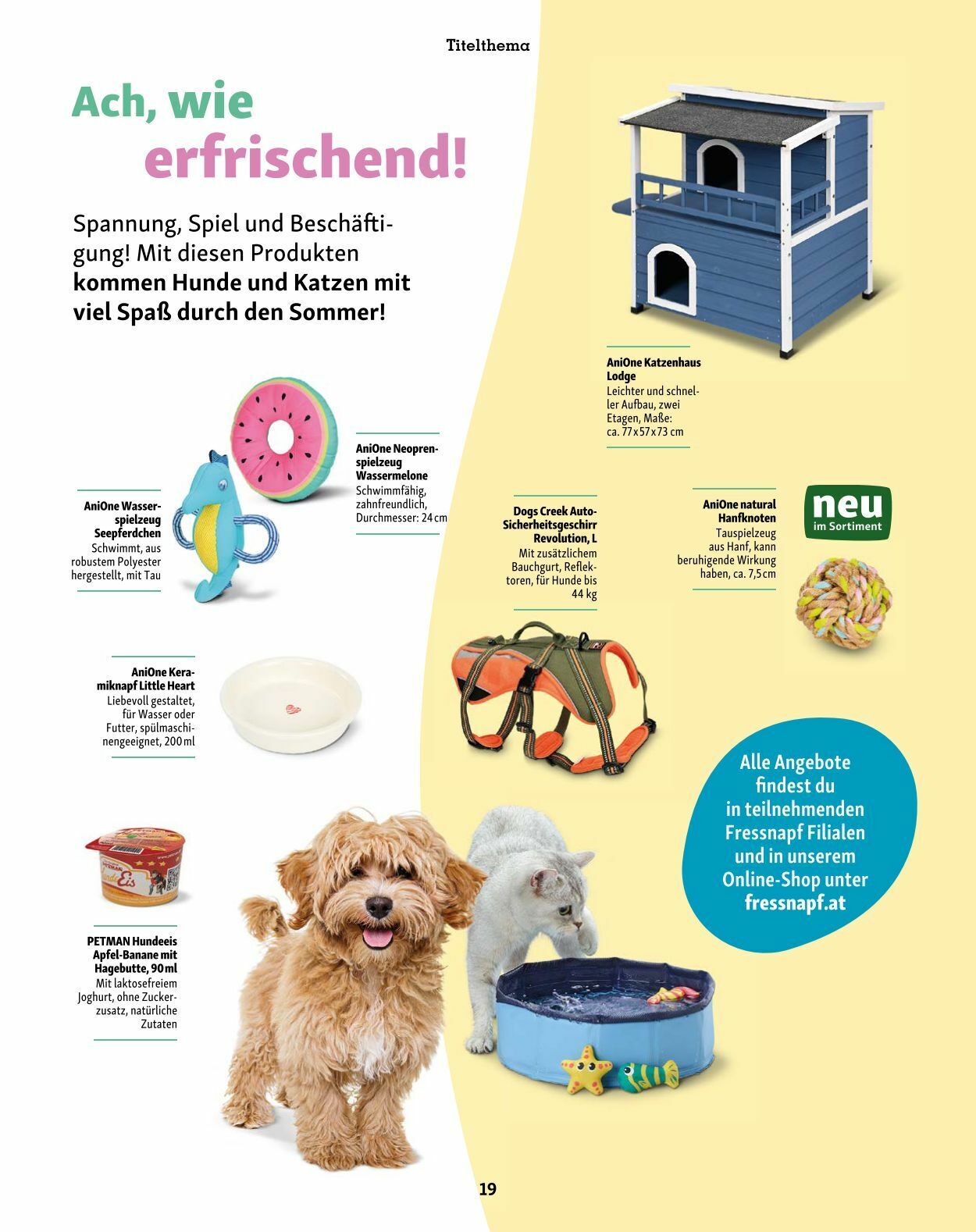 Prospekt Fressnapf 01.07.2023 - 31.08.2023