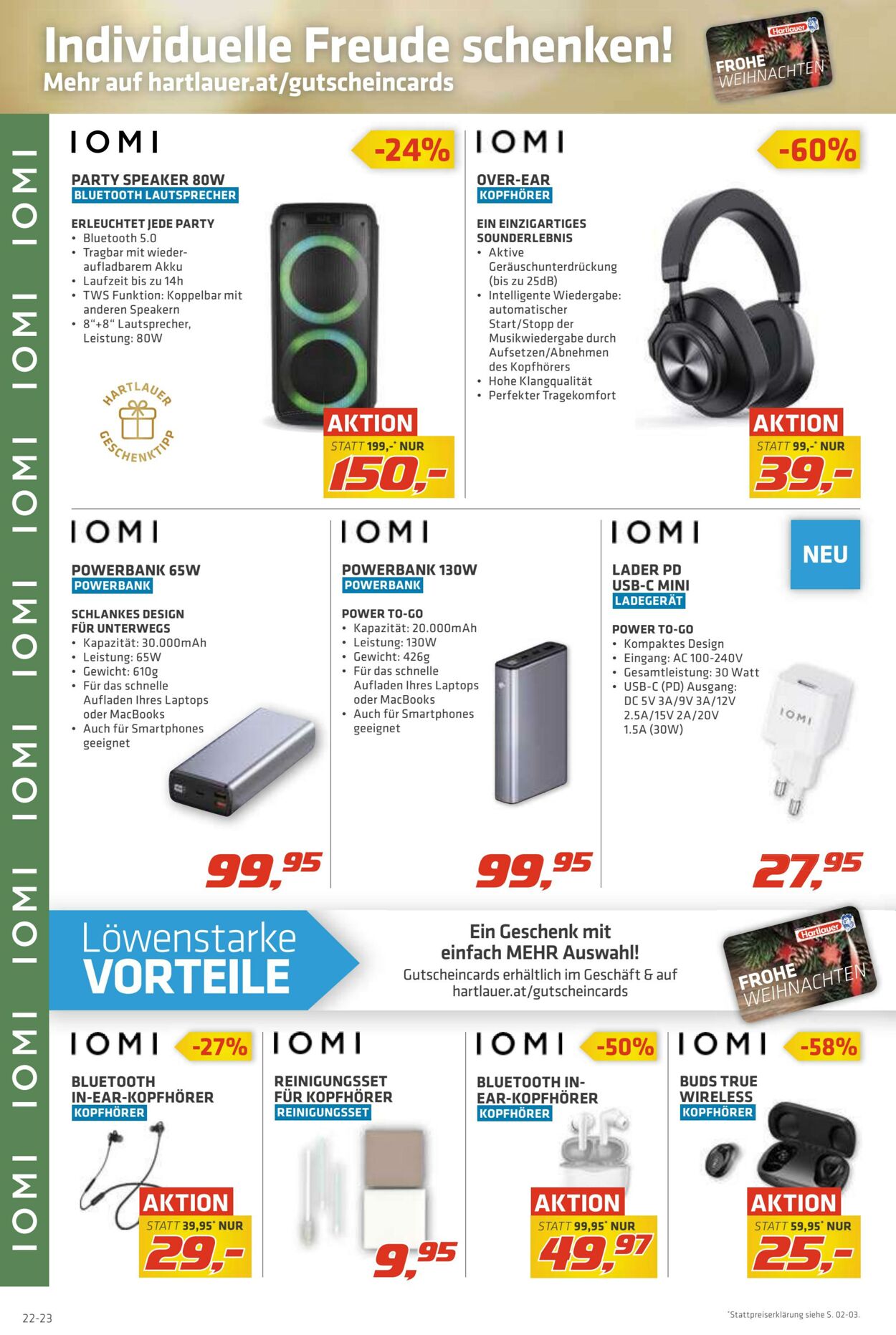 Prospekt Hartlauer 29.11.2022 - 31.12.2022