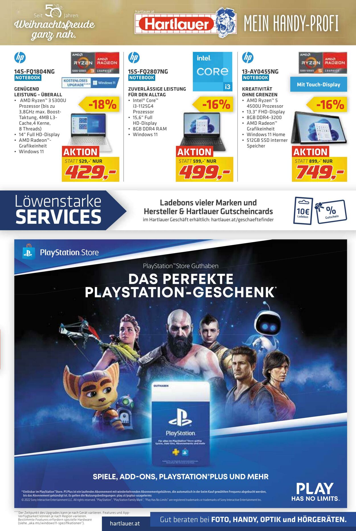 Prospekt Hartlauer 29.11.2022 - 31.12.2022