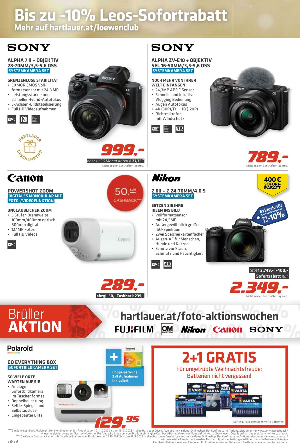 Prospekt Hartlauer 29.11.2022 - 31.12.2022