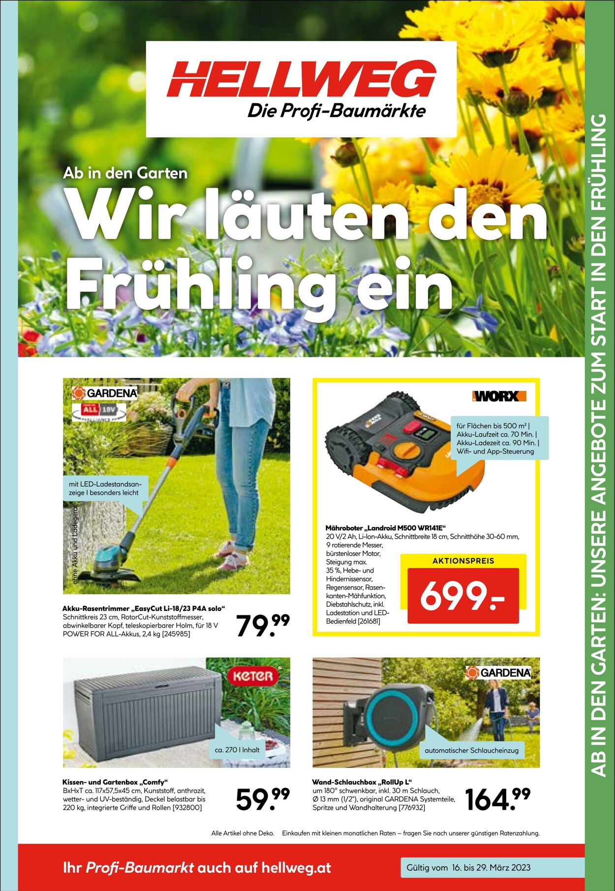 Prospekt Hellweg 16.03.2023 - 29.03.2023