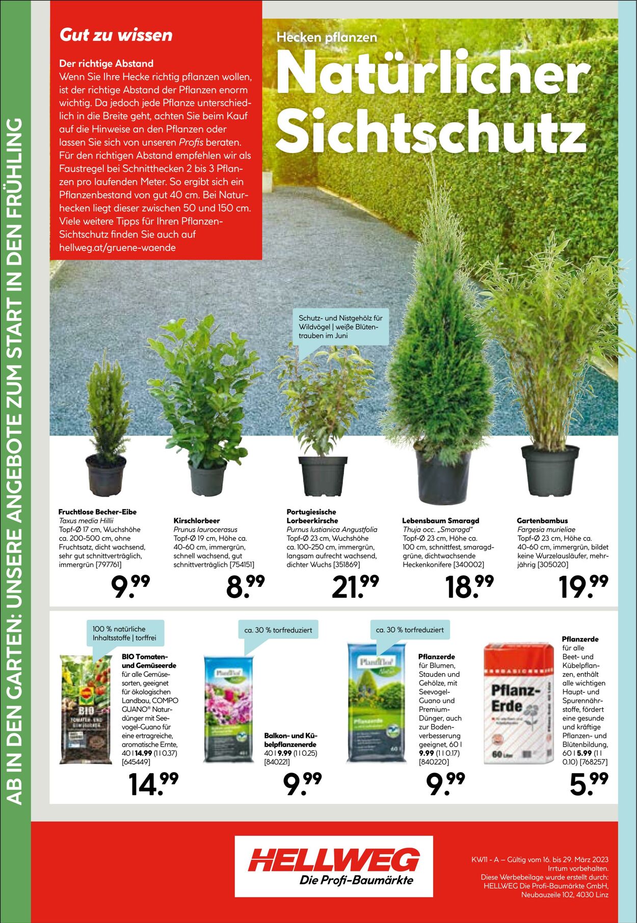 Prospekt Hellweg 16.03.2023 - 29.03.2023