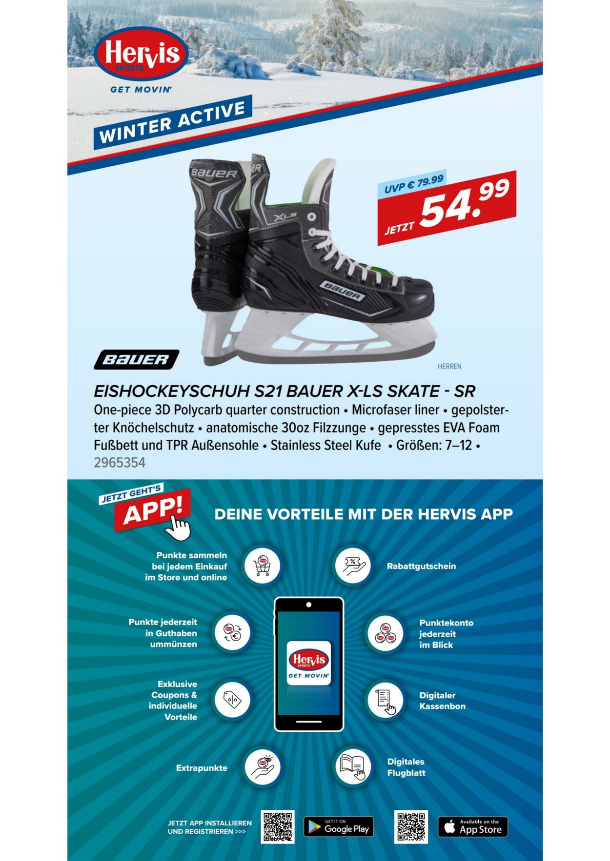 Prospekt Hervis Sports 12.12.2022 - 24.12.2022