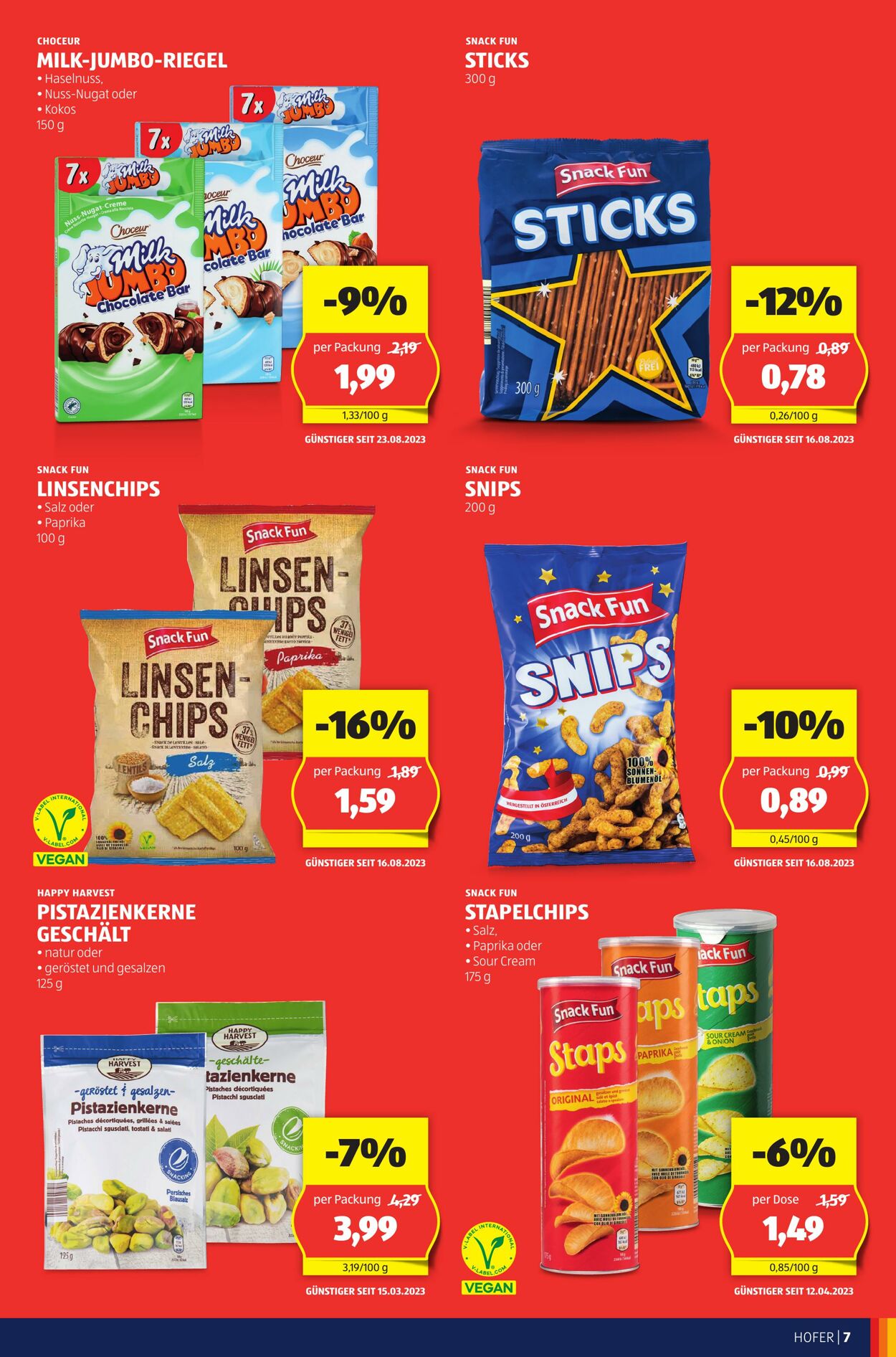 Prospekt Hofer 01.09.2023 - 07.09.2023