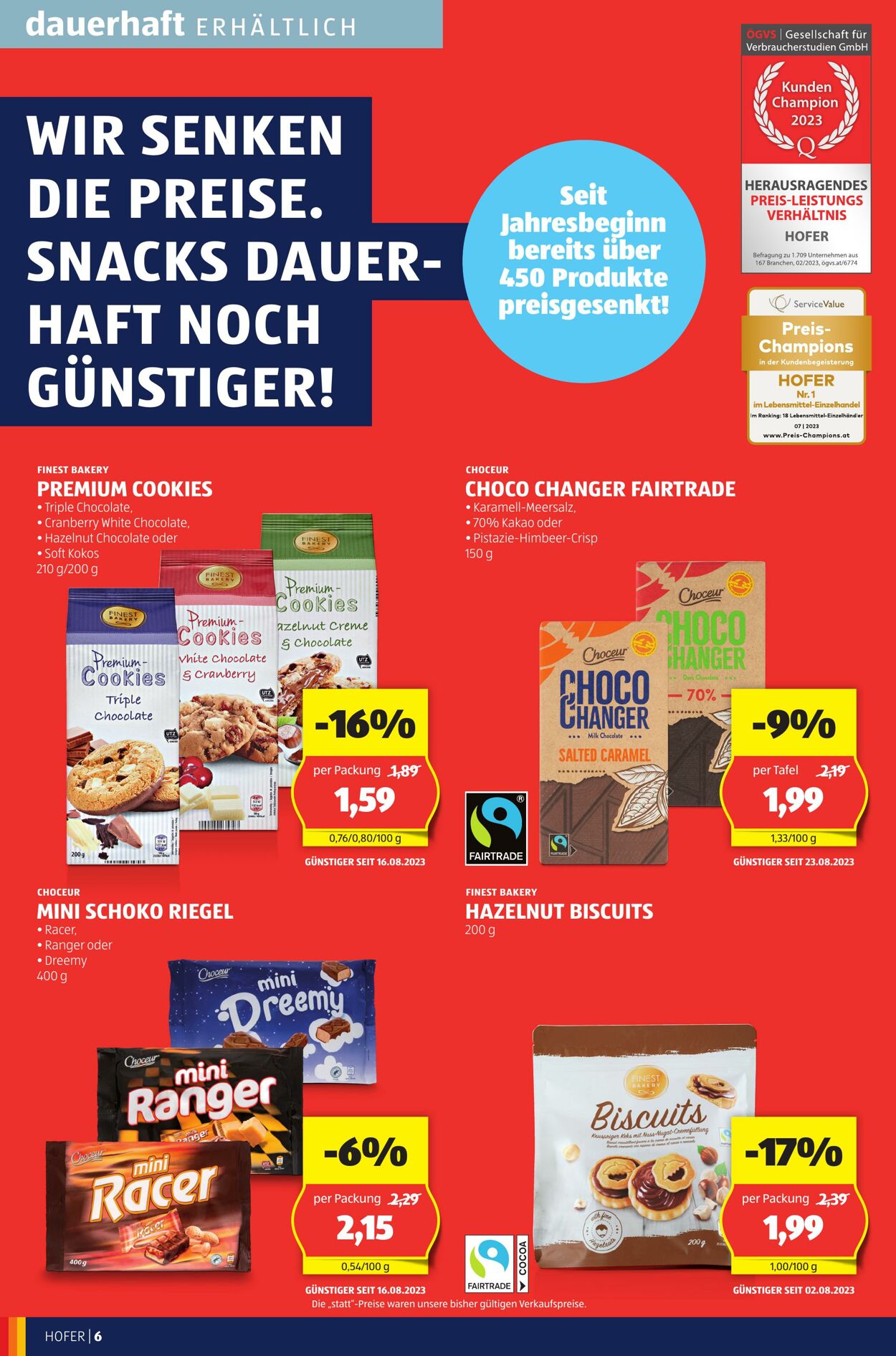 Prospekt Hofer 01.09.2023 - 07.09.2023