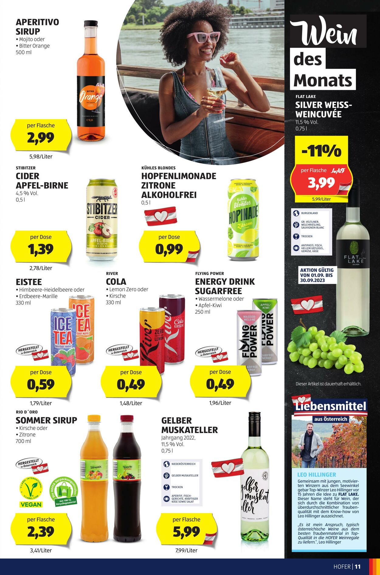 Prospekt Hofer 01.09.2023 - 07.09.2023