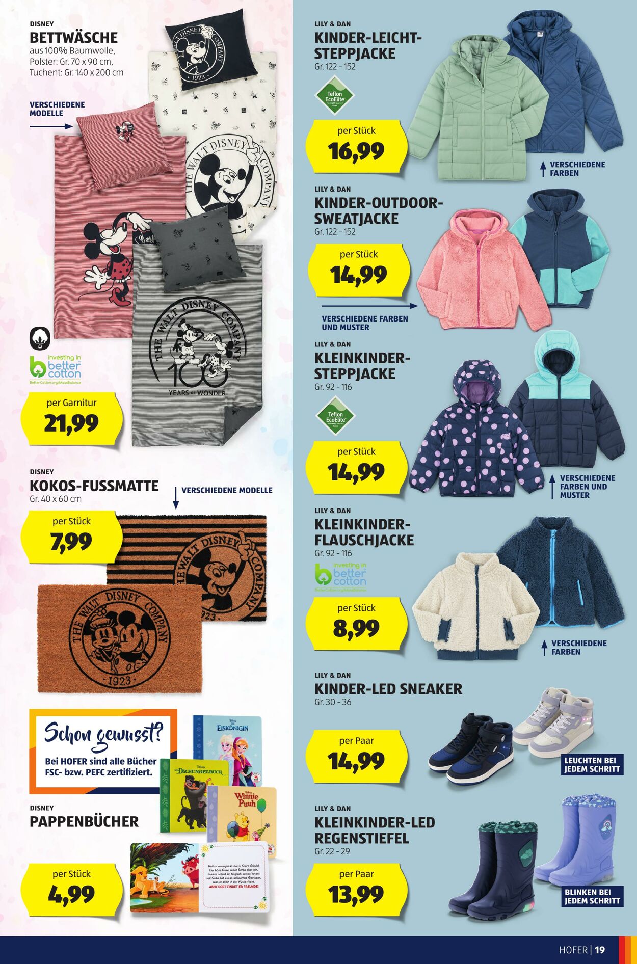 Prospekt Hofer 01.09.2023 - 07.09.2023