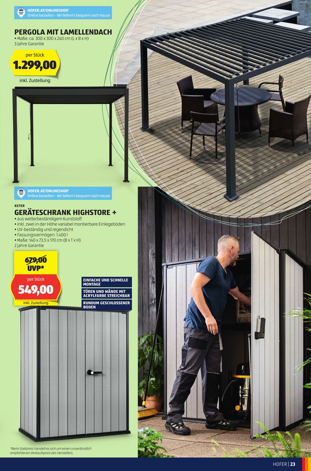 Prospekt Hofer 01.09.2023 - 07.09.2023