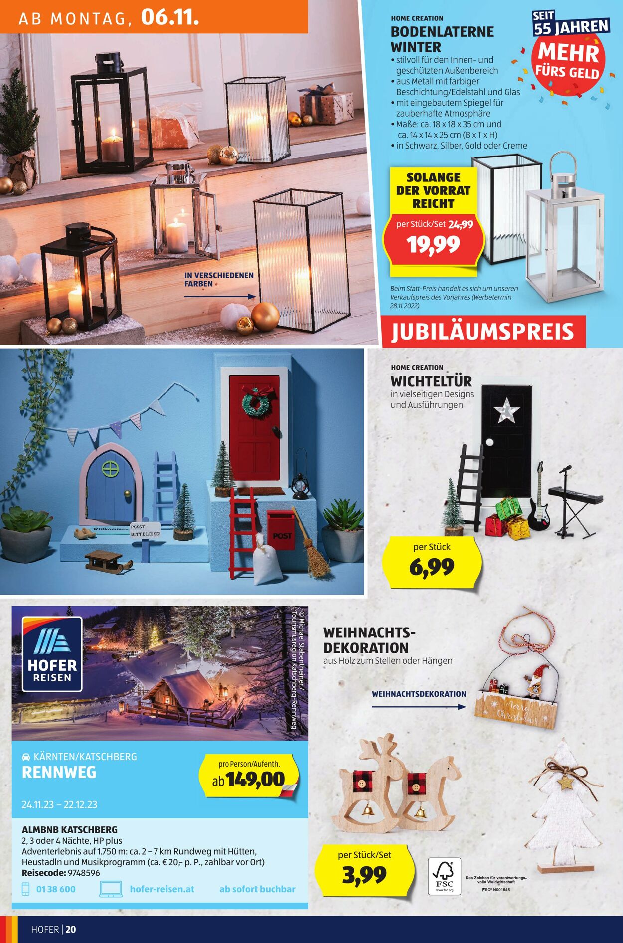 Prospekt Hofer 03.11.2023 - 09.11.2023