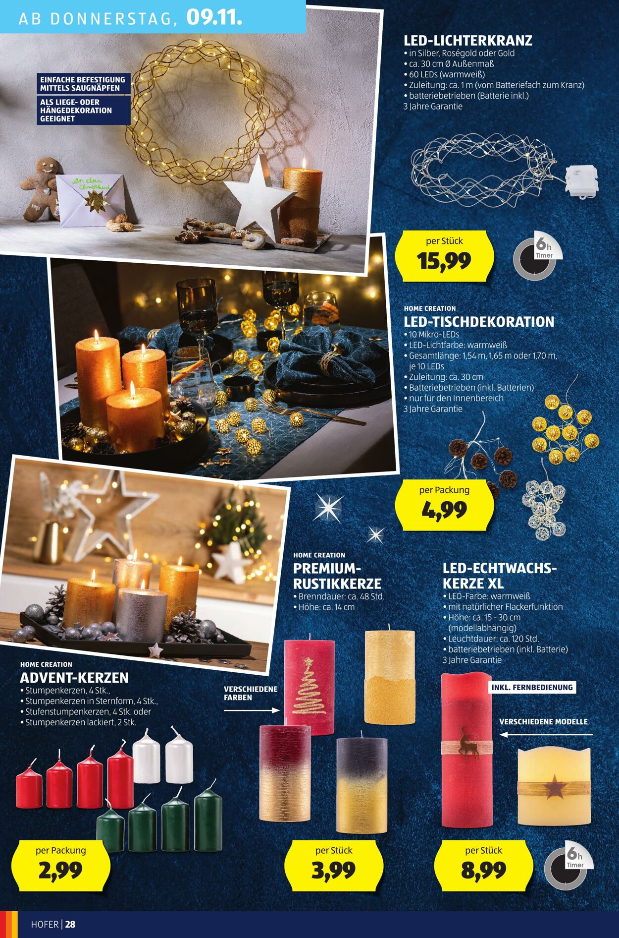 Prospekt Hofer 03.11.2023 - 09.11.2023