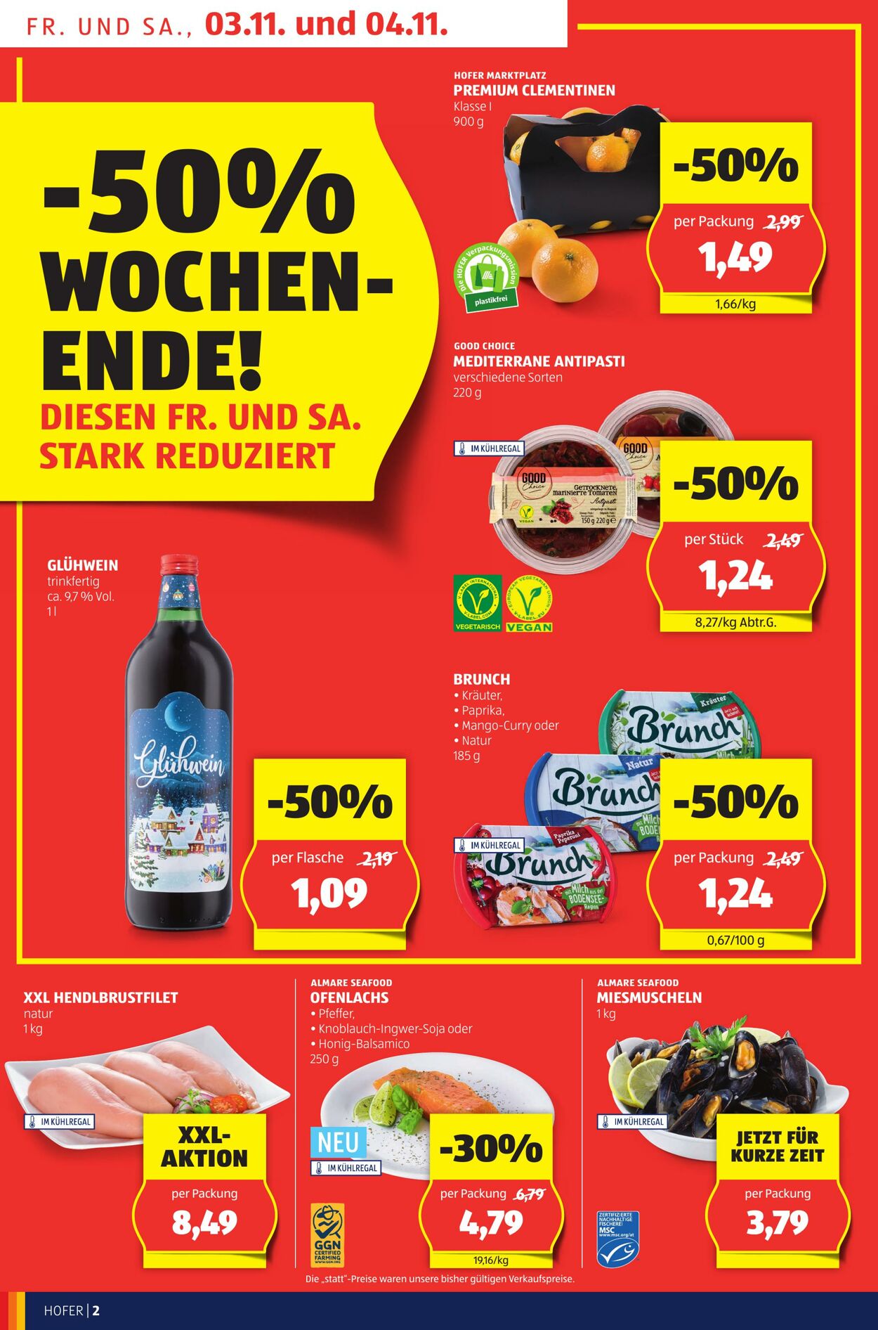 Prospekt Hofer 03.11.2023 - 09.11.2023