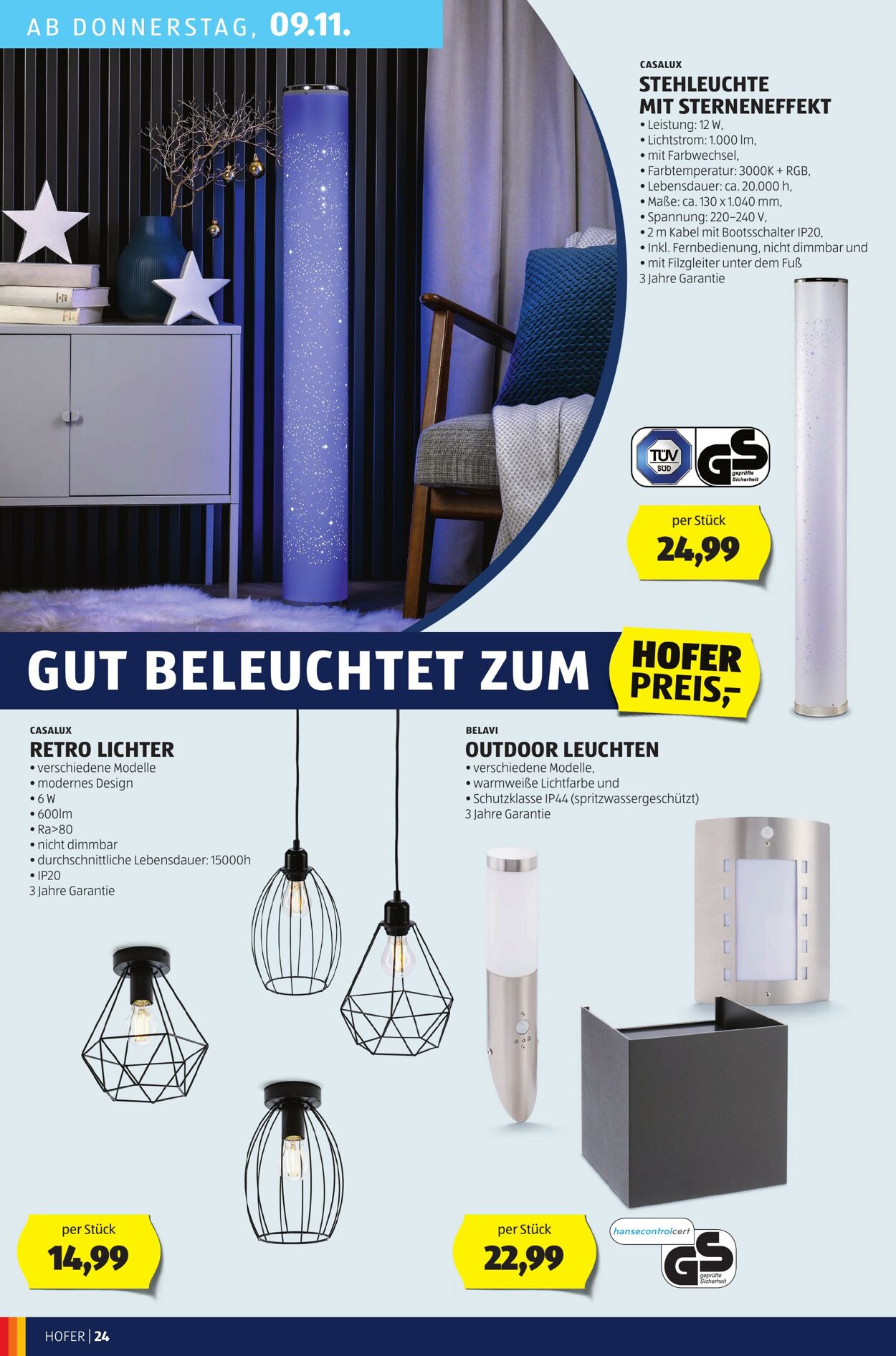 Prospekt Hofer 03.11.2023 - 09.11.2023