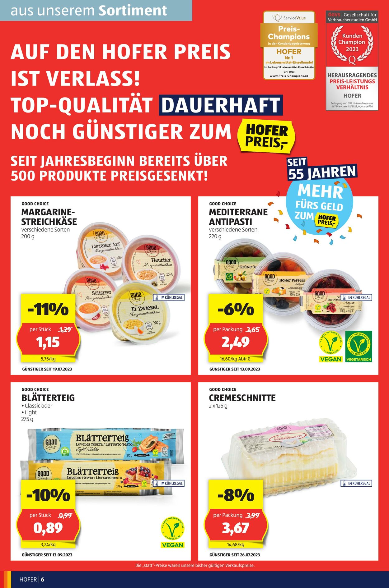 Prospekt Hofer 06.10.2023 - 12.10.2023