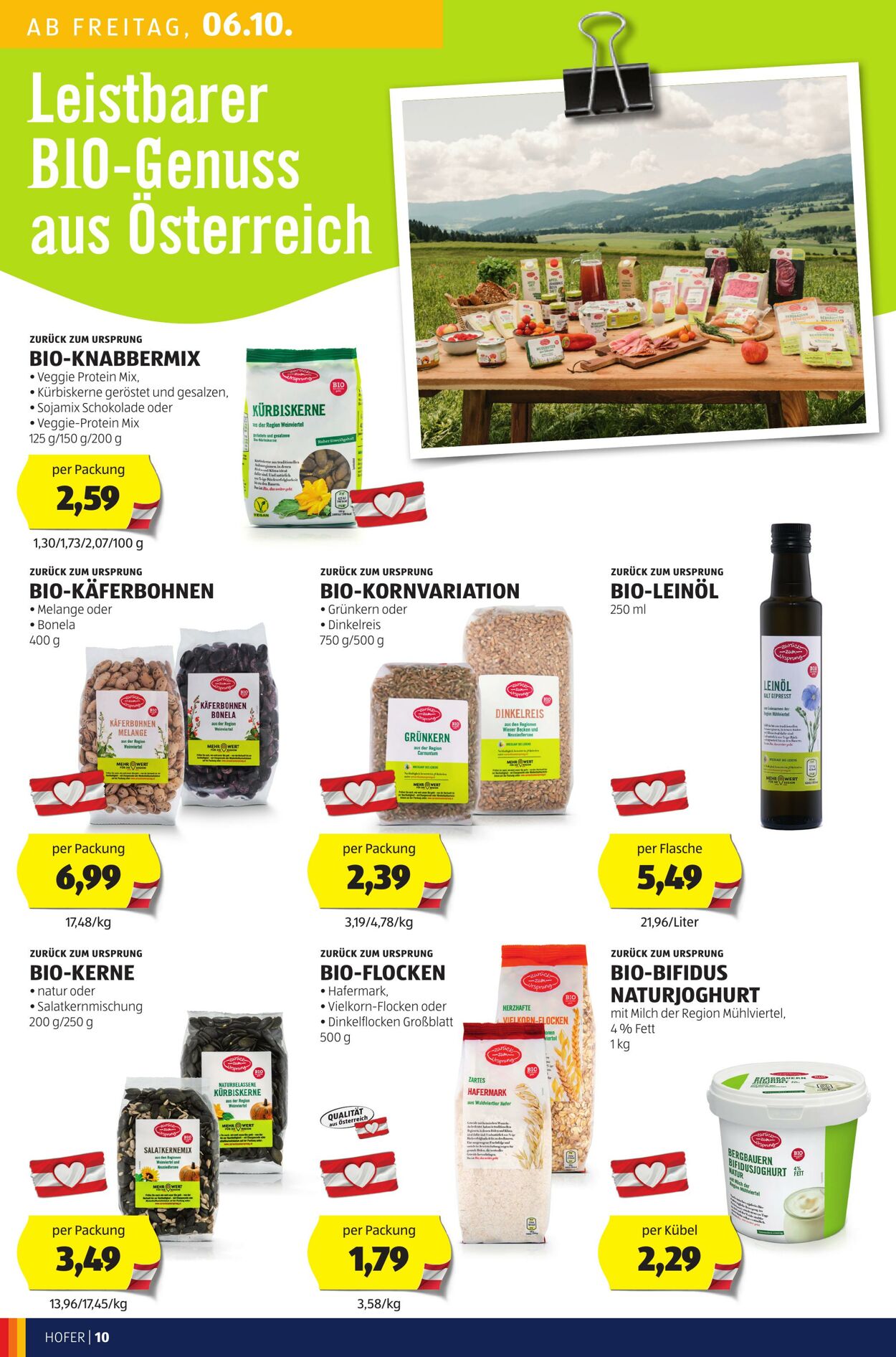 Prospekt Hofer 06.10.2023 - 12.10.2023