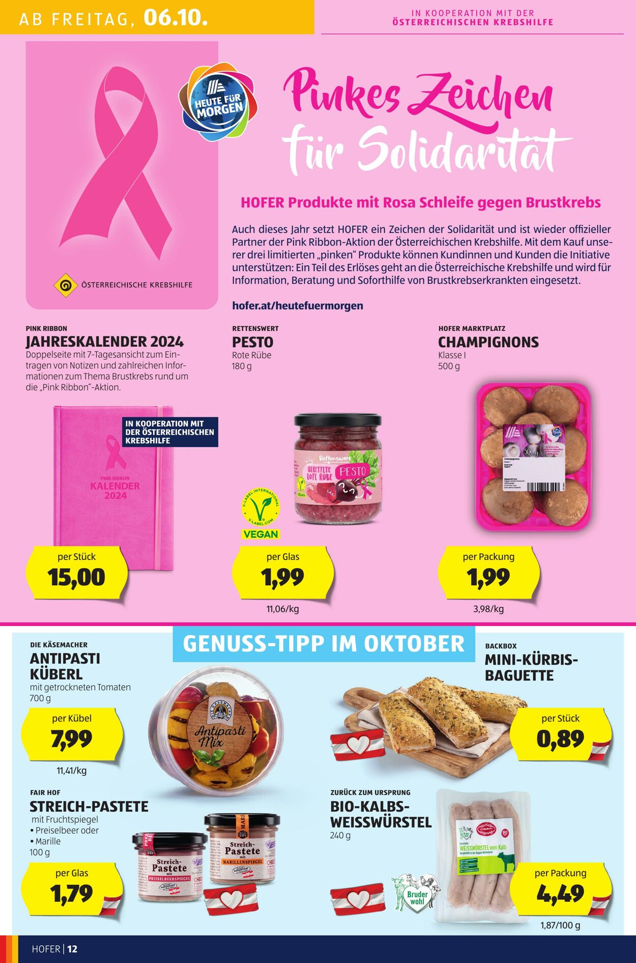 Prospekt Hofer 06.10.2023 - 12.10.2023
