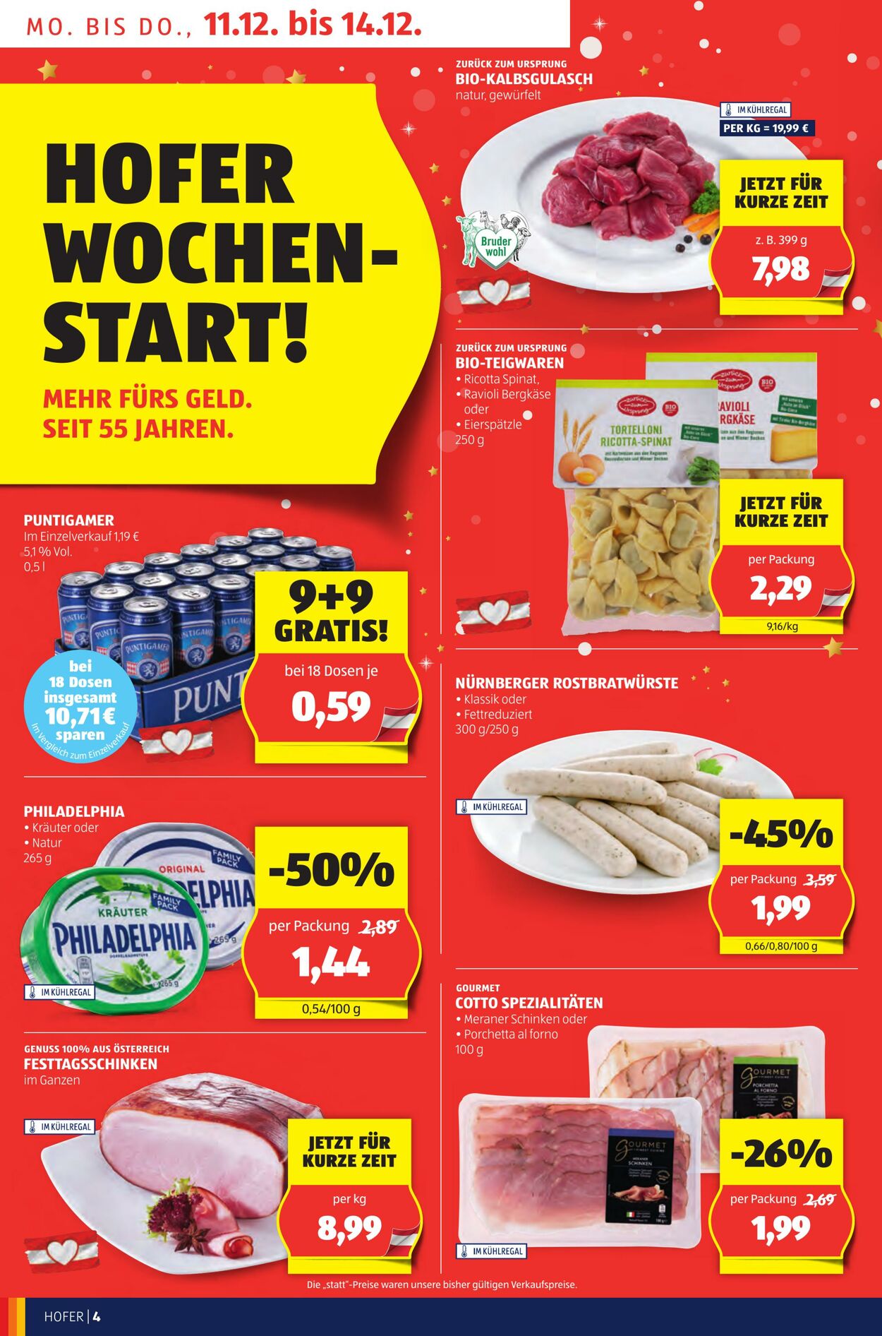 Prospekt Hofer 08.12.2023 - 14.12.2023