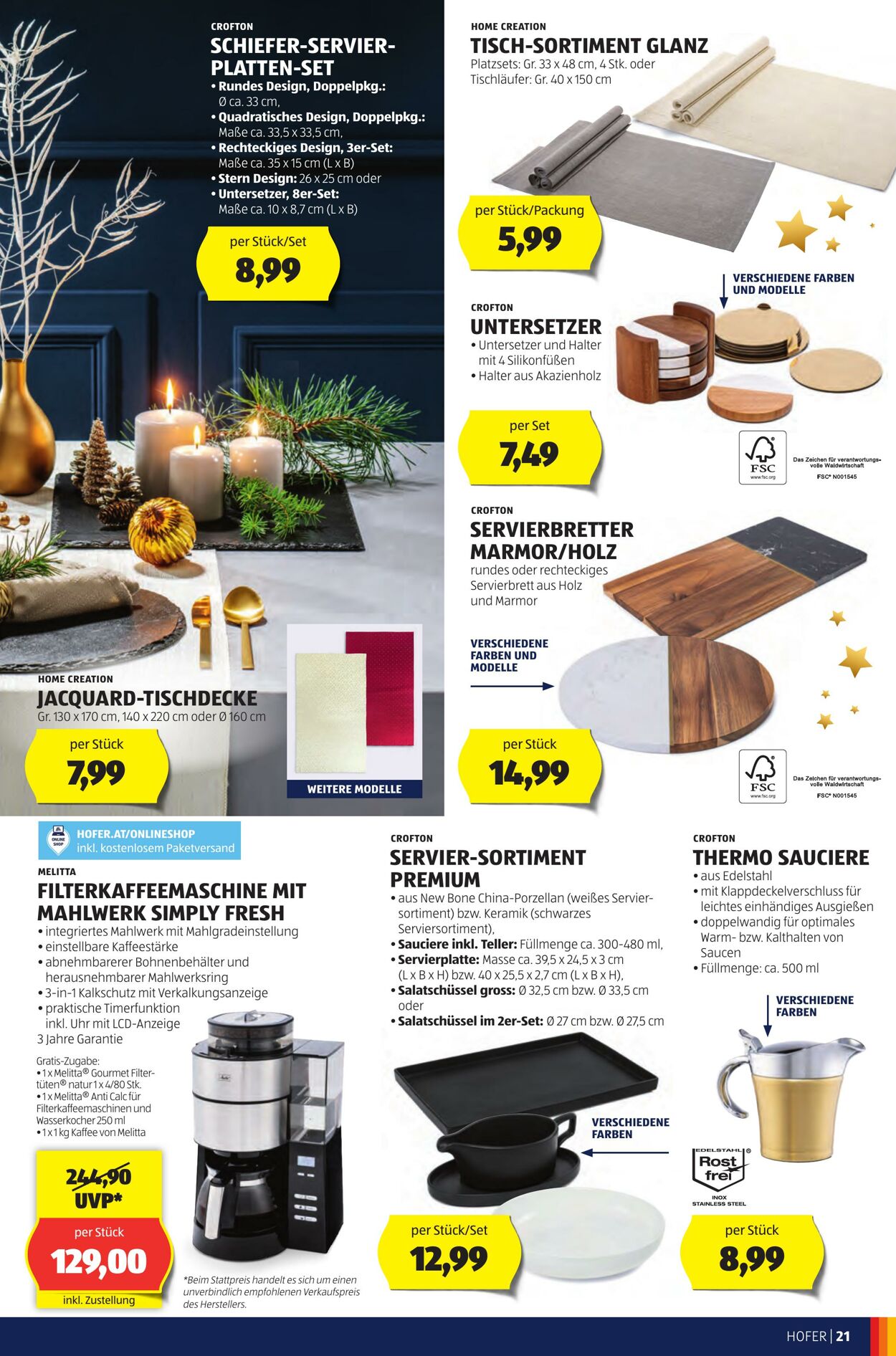 Prospekt Hofer 08.12.2023 - 14.12.2023