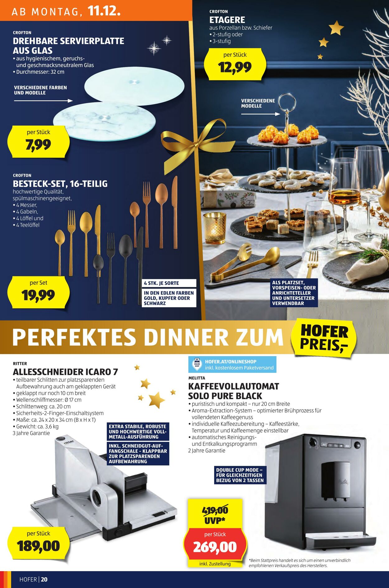 Prospekt Hofer 08.12.2023 - 14.12.2023