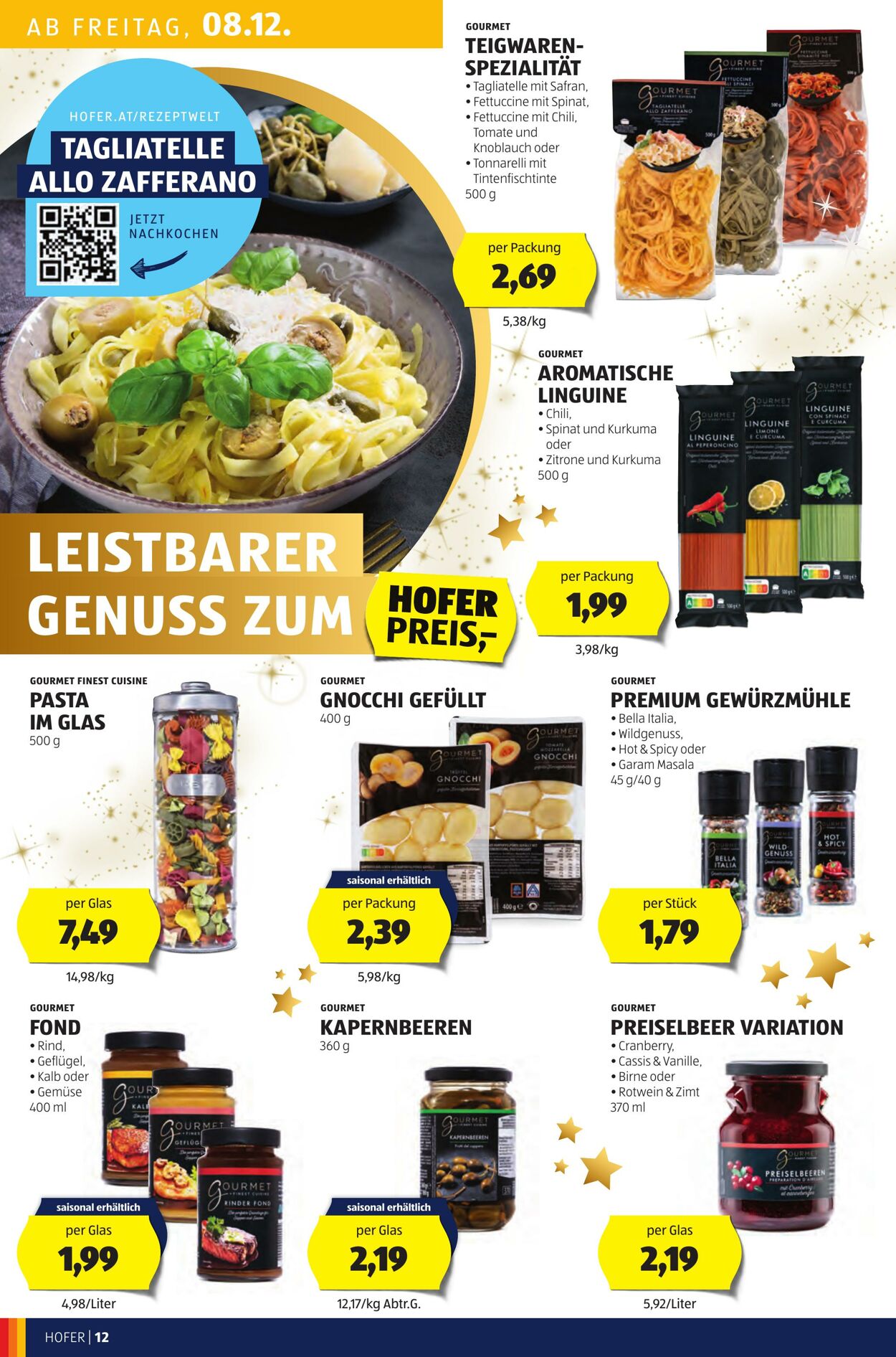 Prospekt Hofer 08.12.2023 - 14.12.2023