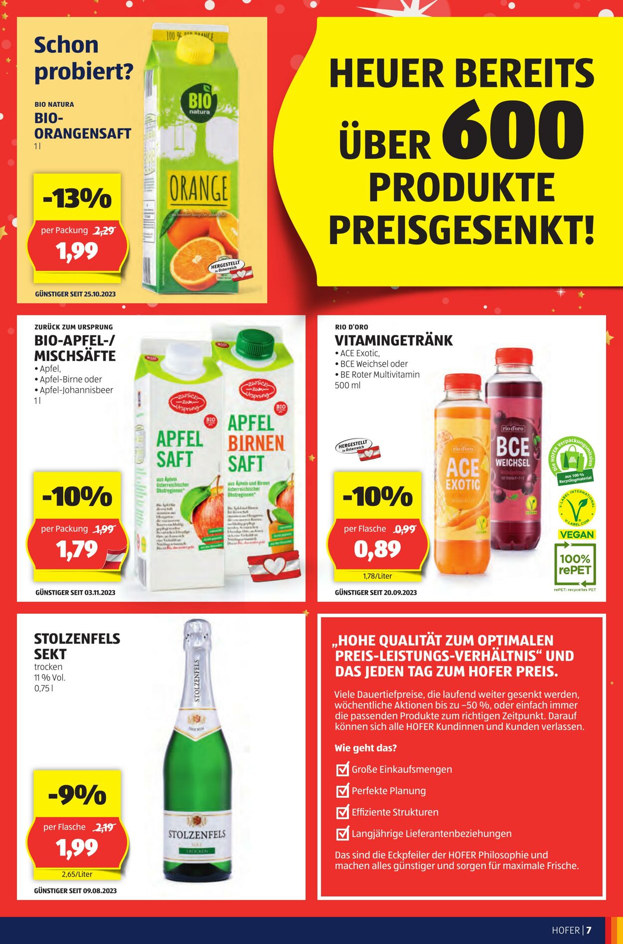 Prospekt Hofer 08.12.2023 - 14.12.2023