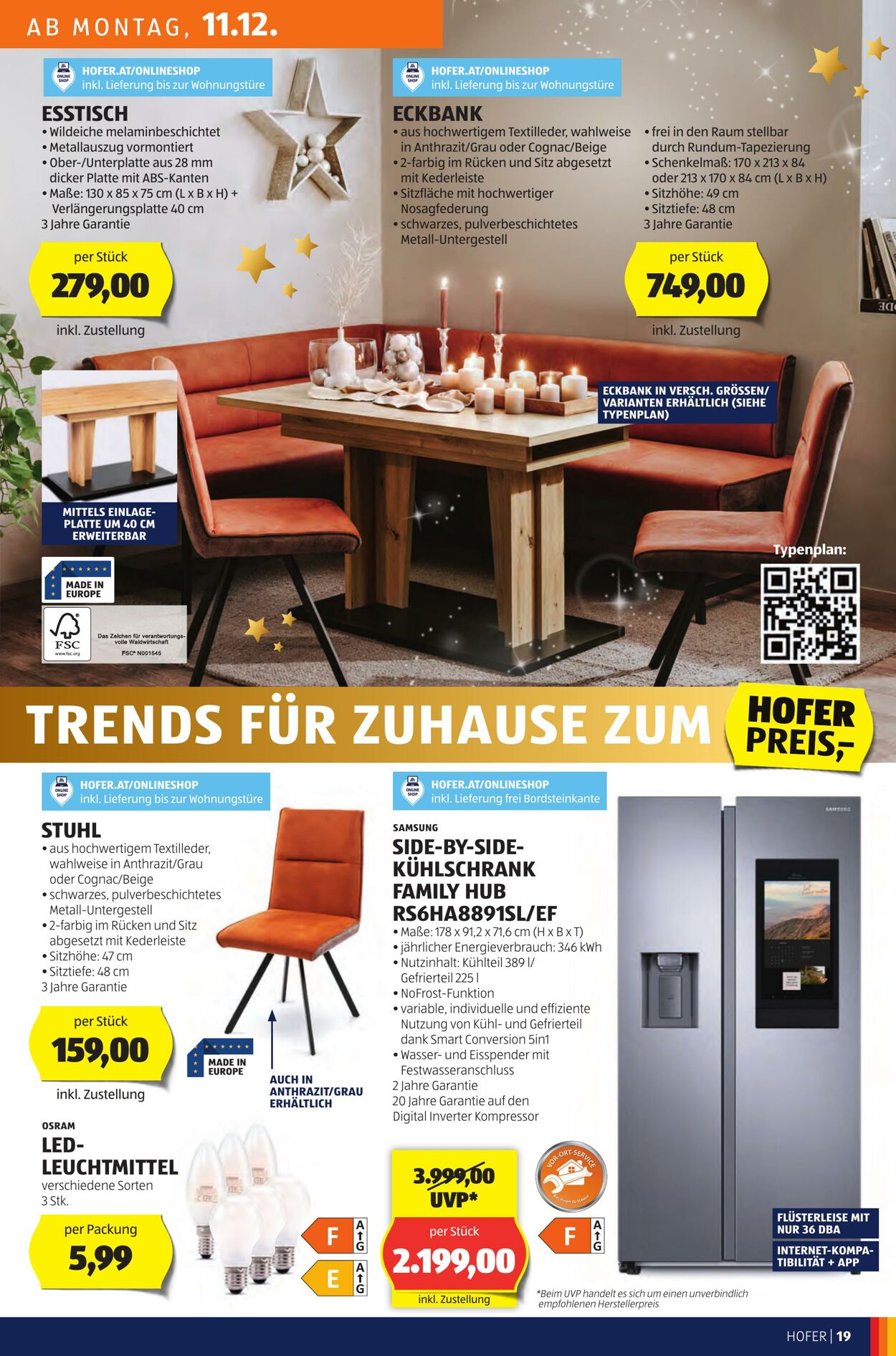 Prospekt Hofer 08.12.2023 - 14.12.2023