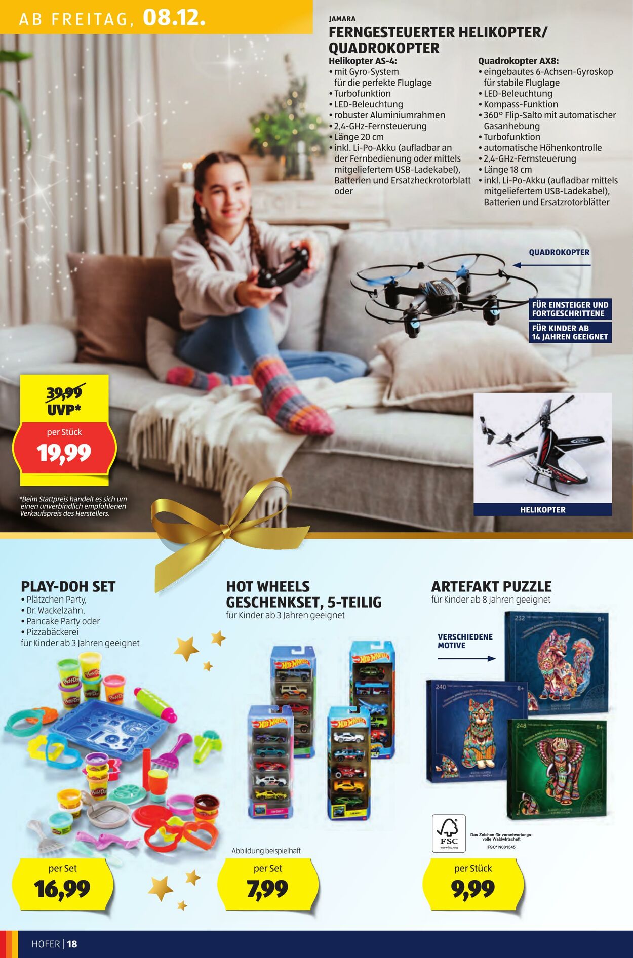 Prospekt Hofer 08.12.2023 - 14.12.2023