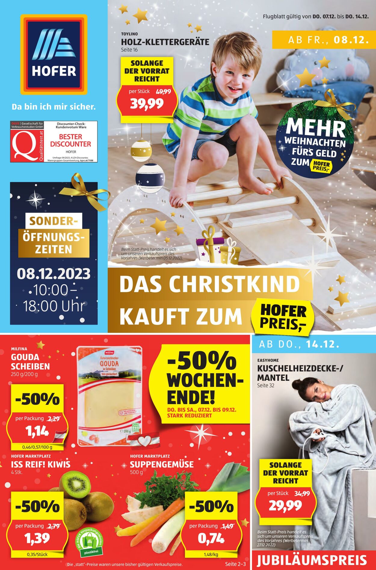 Prospekt Hofer 08.12.2023 - 14.12.2023