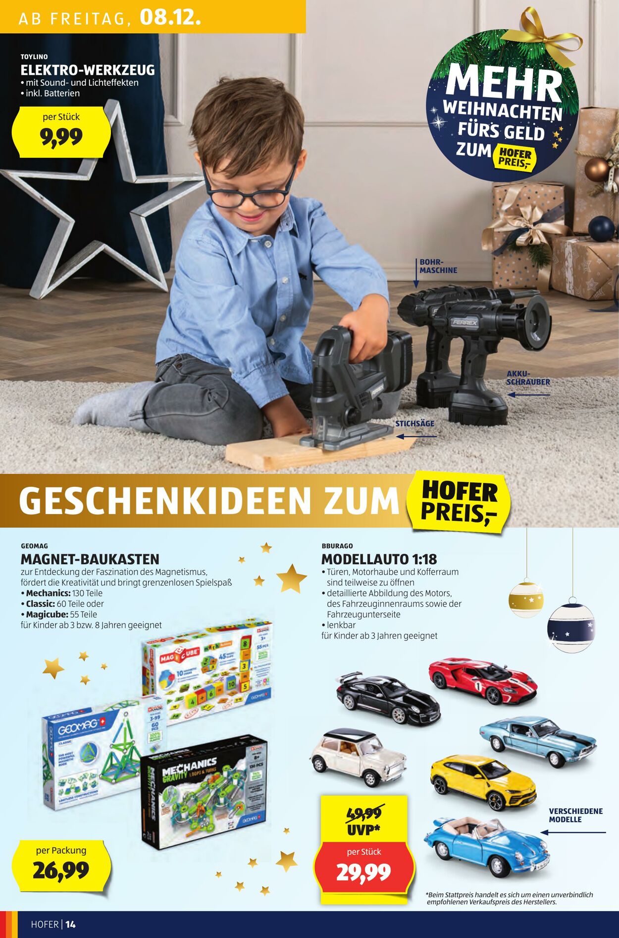 Prospekt Hofer 08.12.2023 - 14.12.2023