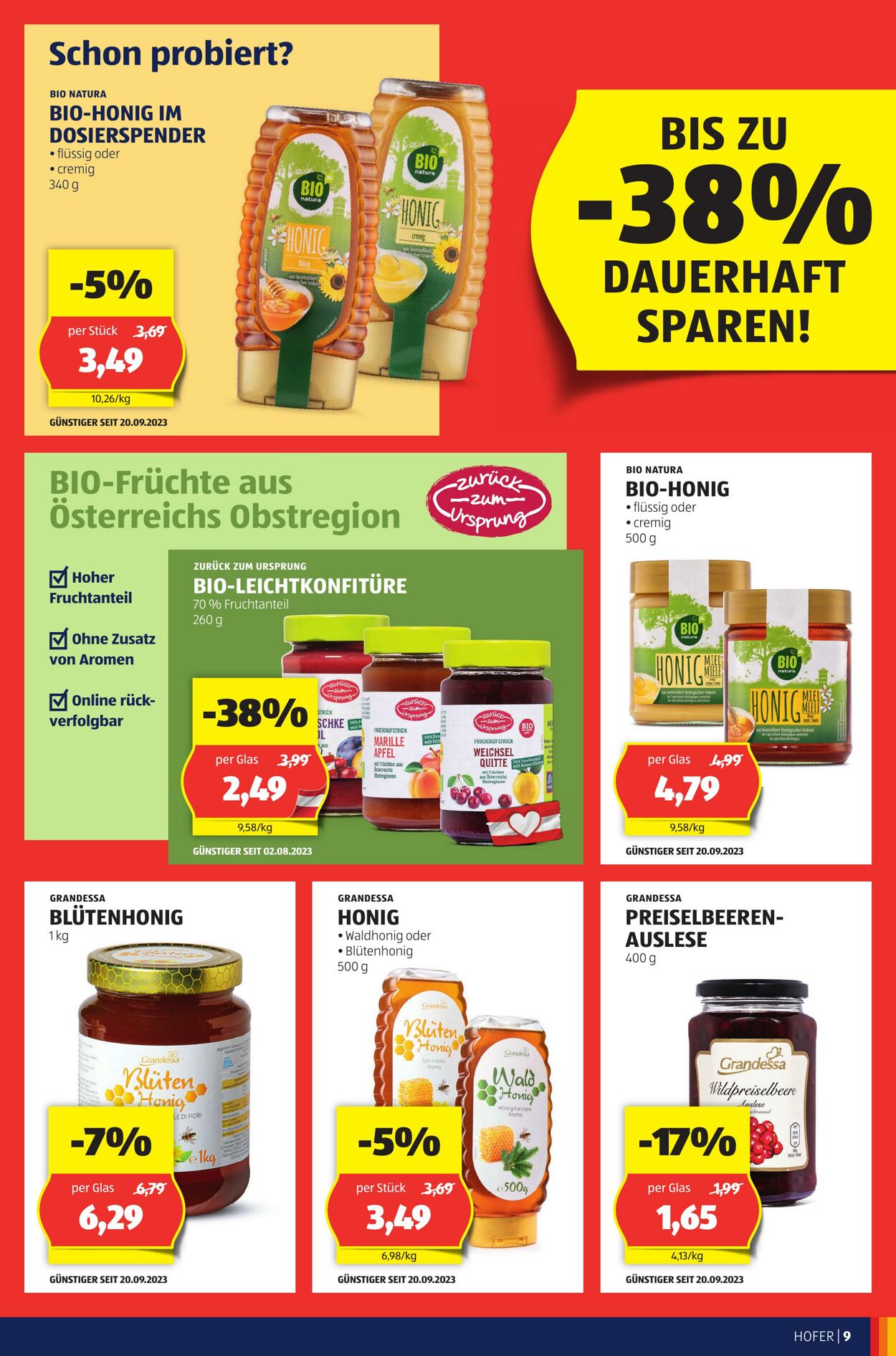 Prospekt Hofer 13.10.2023 - 19.10.2023