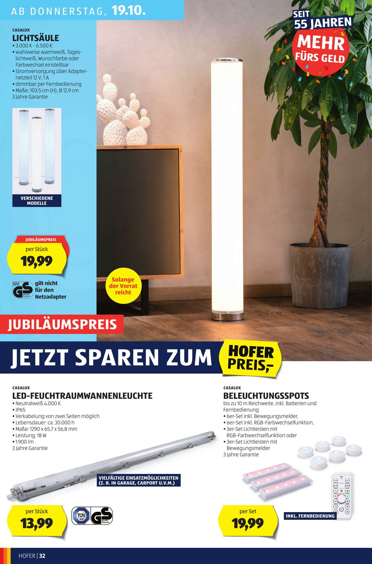 Prospekt Hofer 13.10.2023 - 19.10.2023