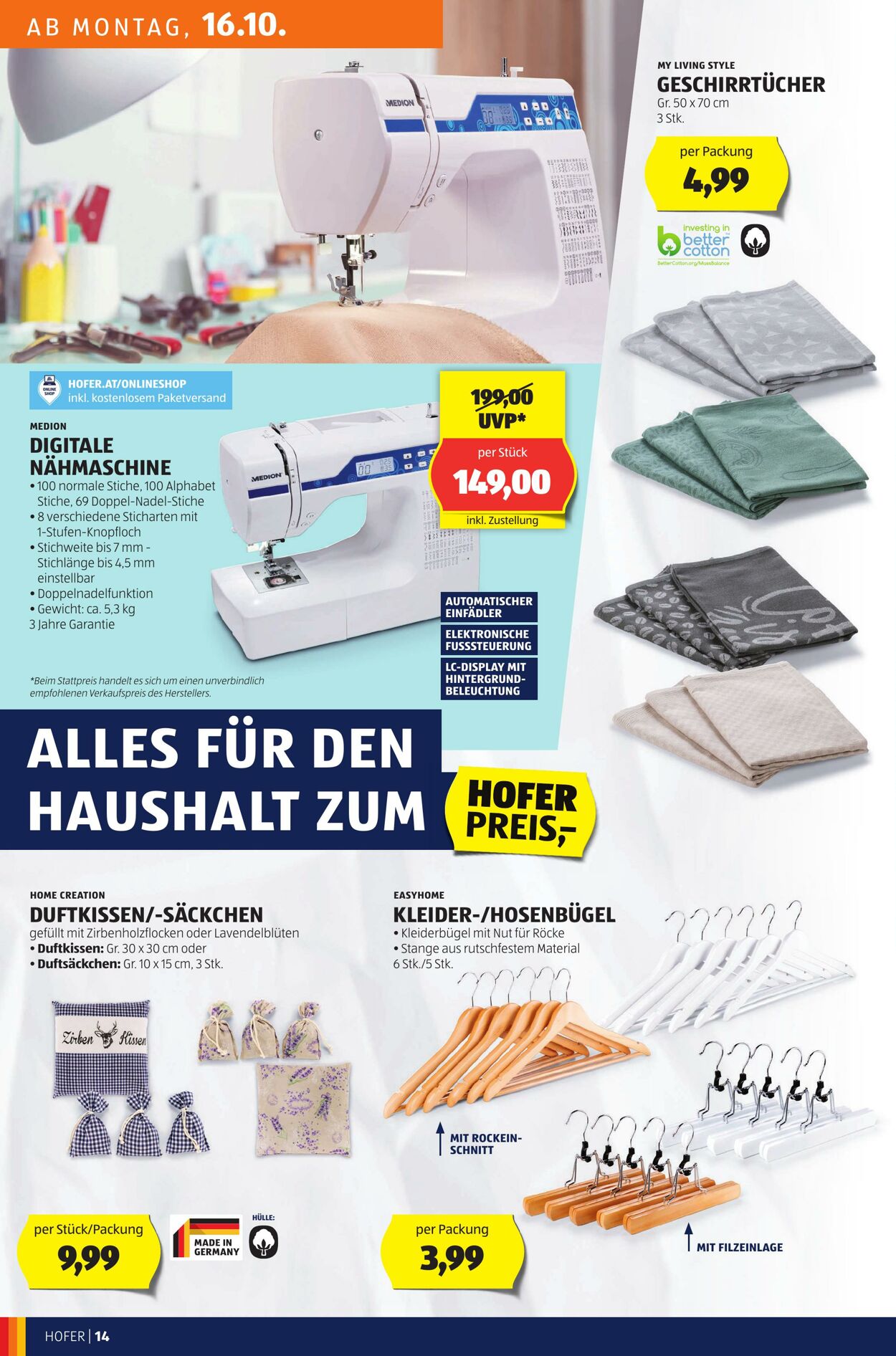 Prospekt Hofer 13.10.2023 - 19.10.2023