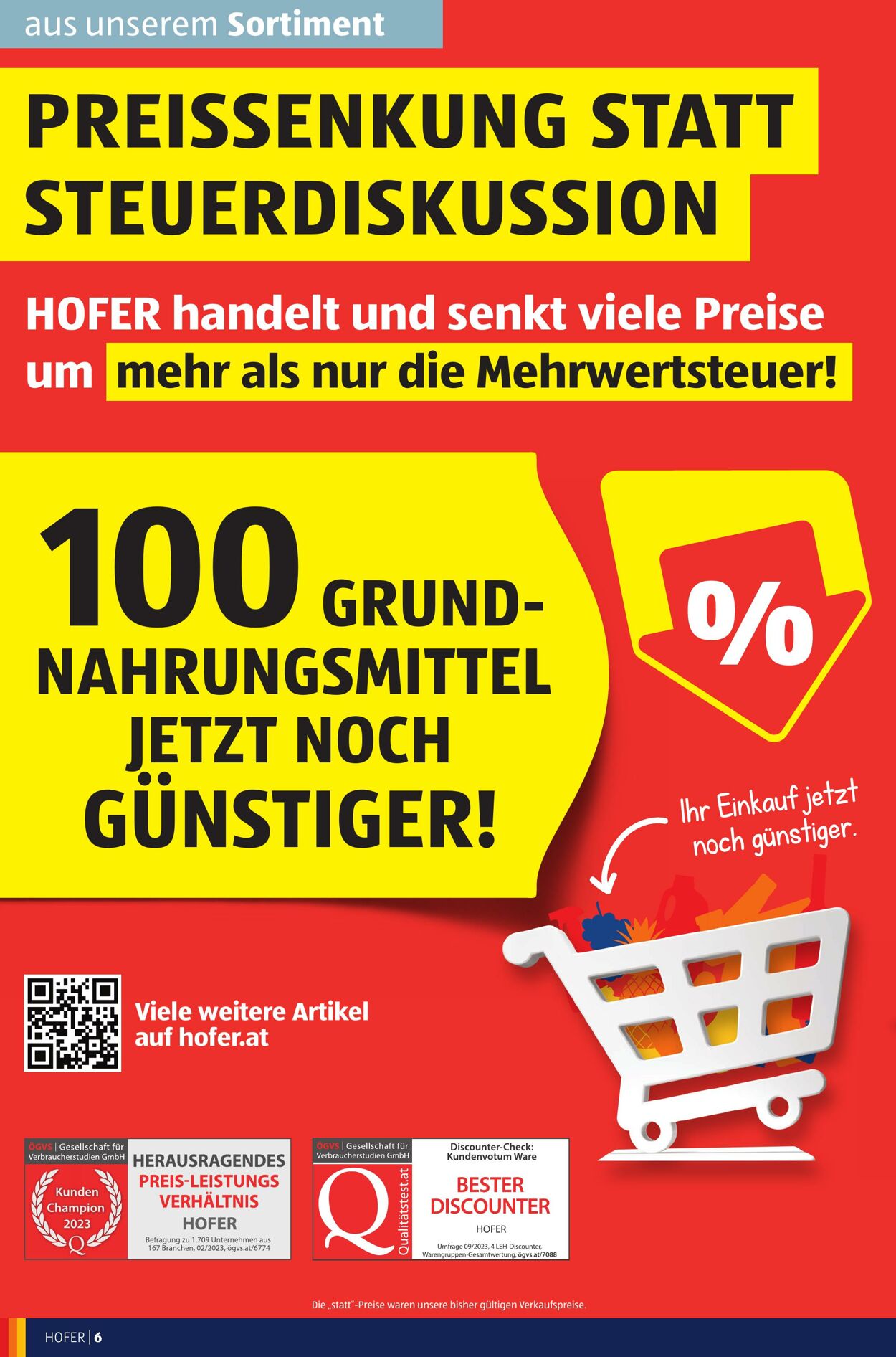 Prospekt Hofer 13.10.2023 - 19.10.2023