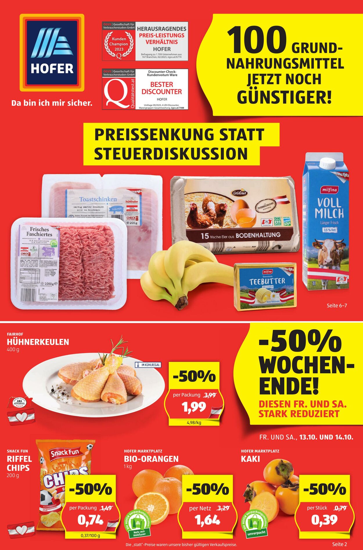 Prospekt Hofer 13.10.2023 - 19.10.2023