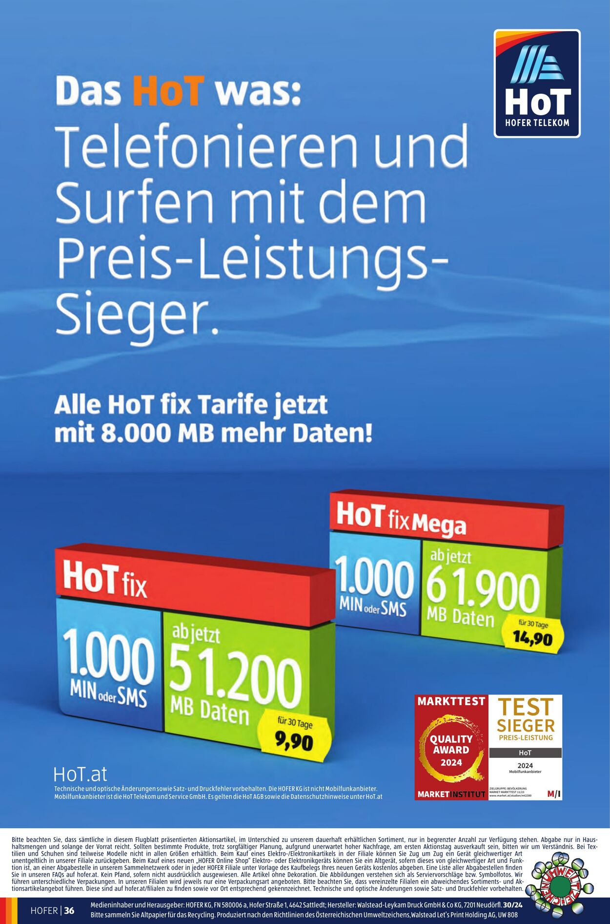 Prospekt Hofer 19.07.2024 - 25.07.2024