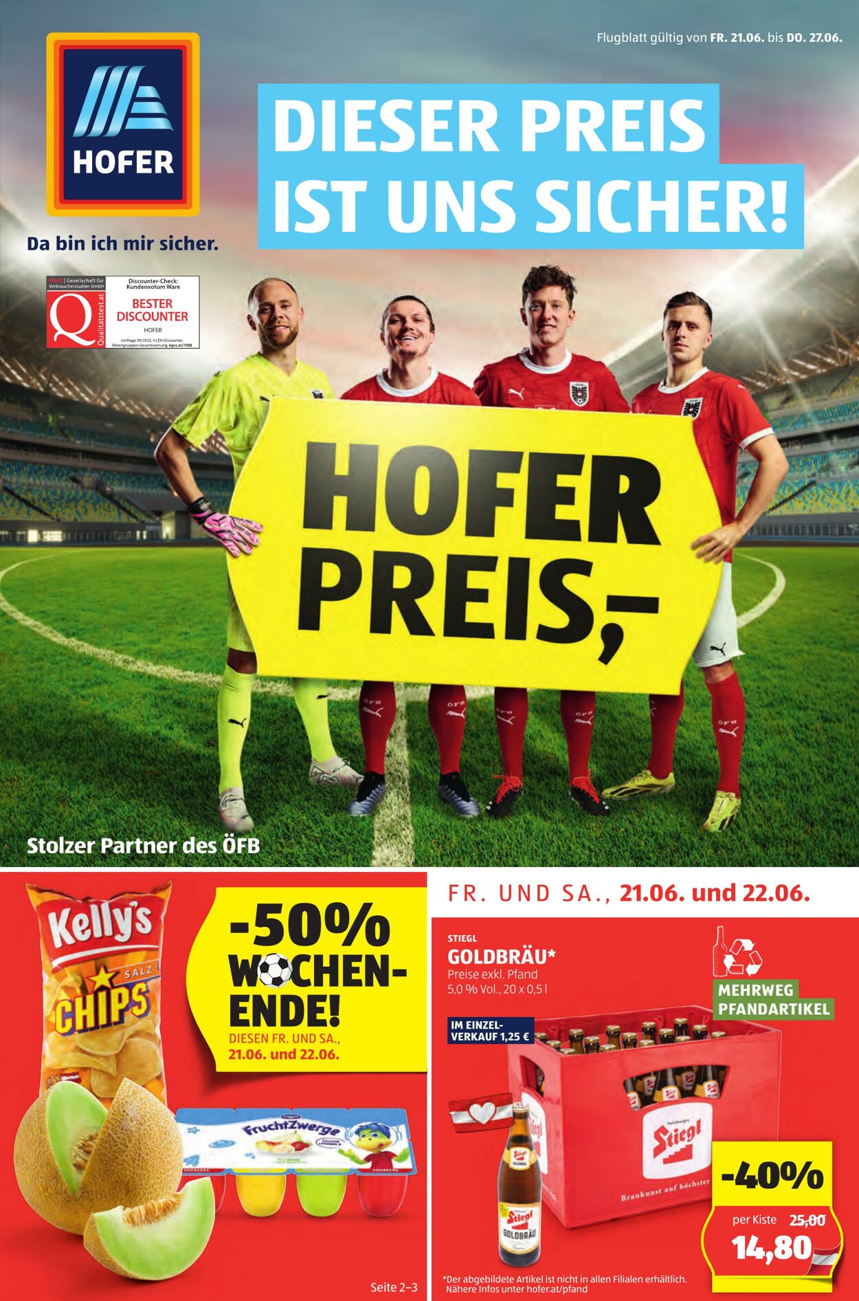 Prospekt Hofer 21.06.2024 - 27.06.2024