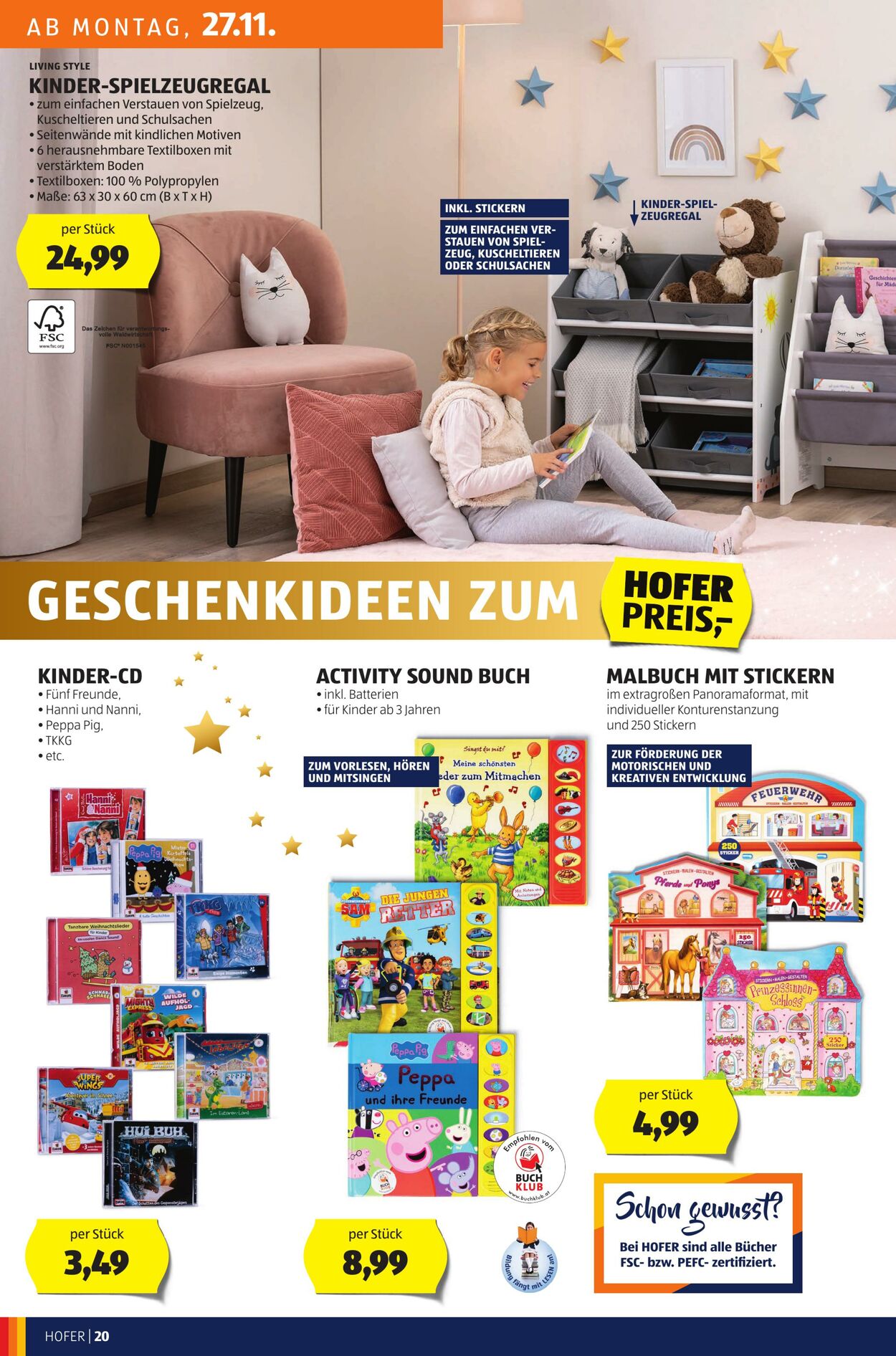 Prospekt Hofer 24.11.2023 - 30.11.2023