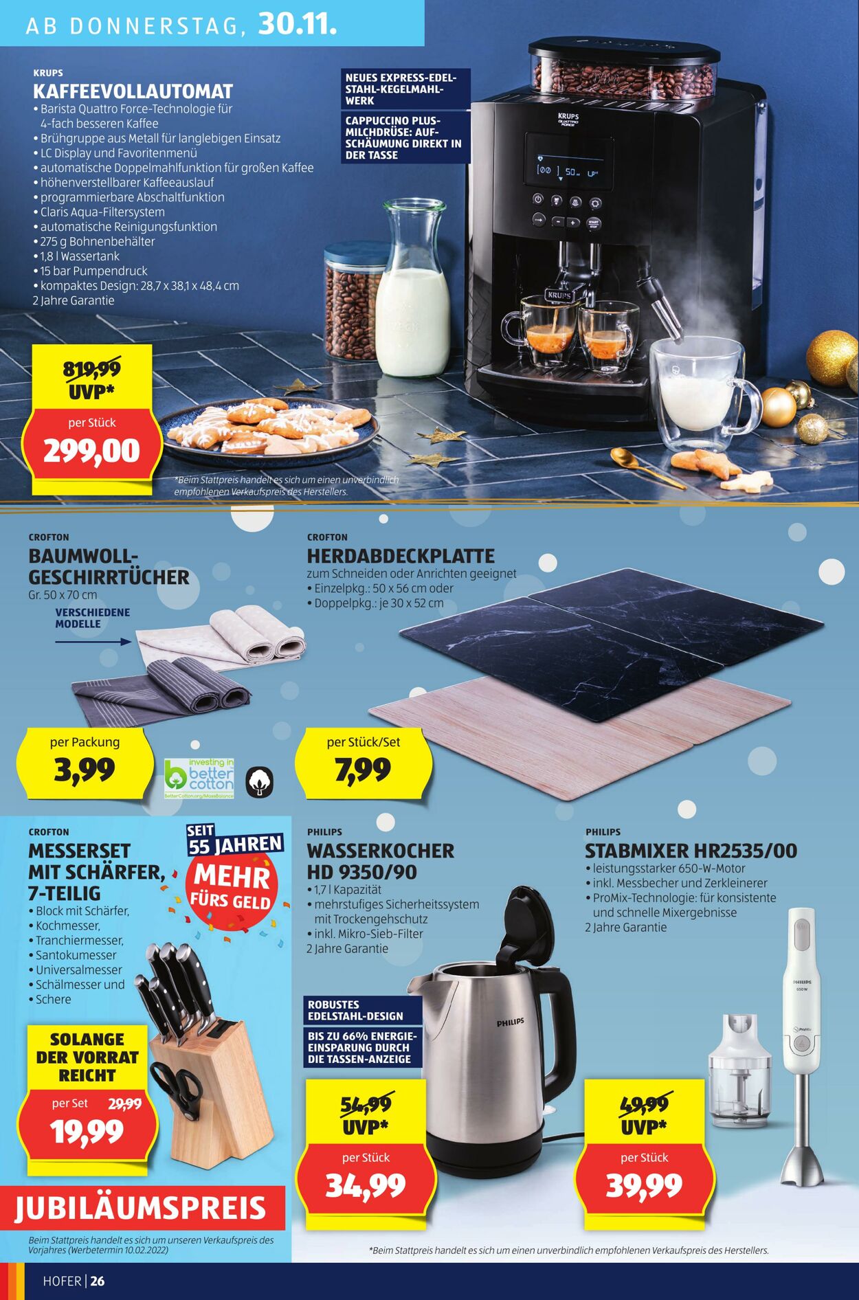 Prospekt Hofer 24.11.2023 - 30.11.2023
