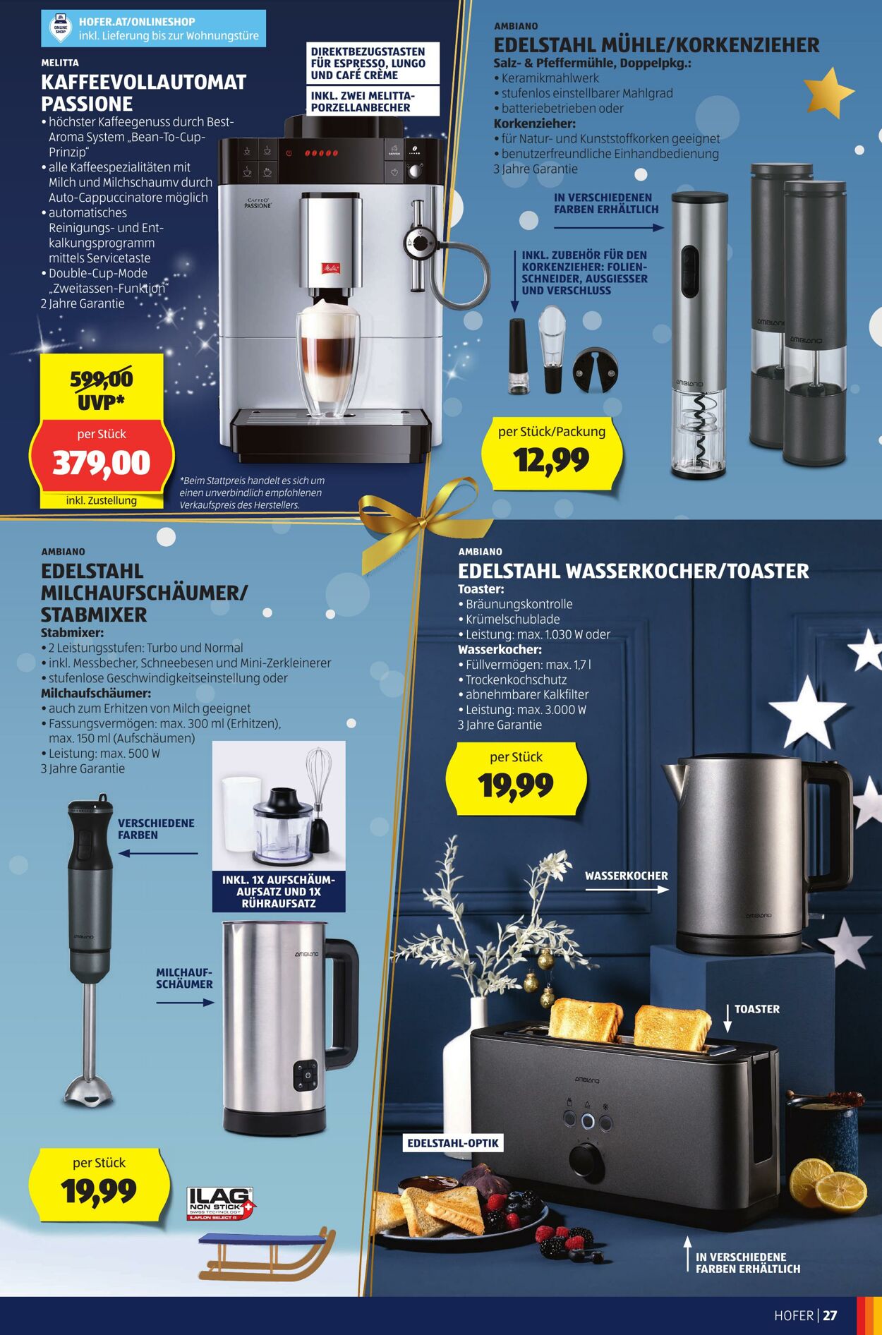 Prospekt Hofer 24.11.2023 - 30.11.2023