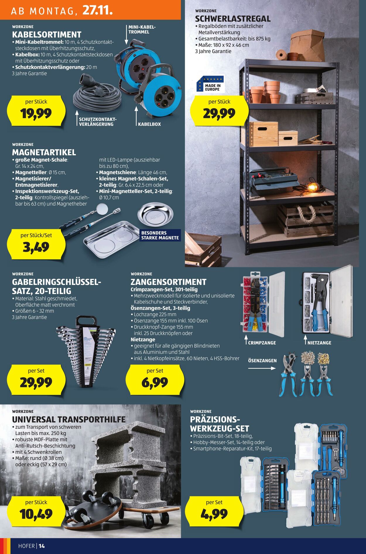 Prospekt Hofer 24.11.2023 - 30.11.2023