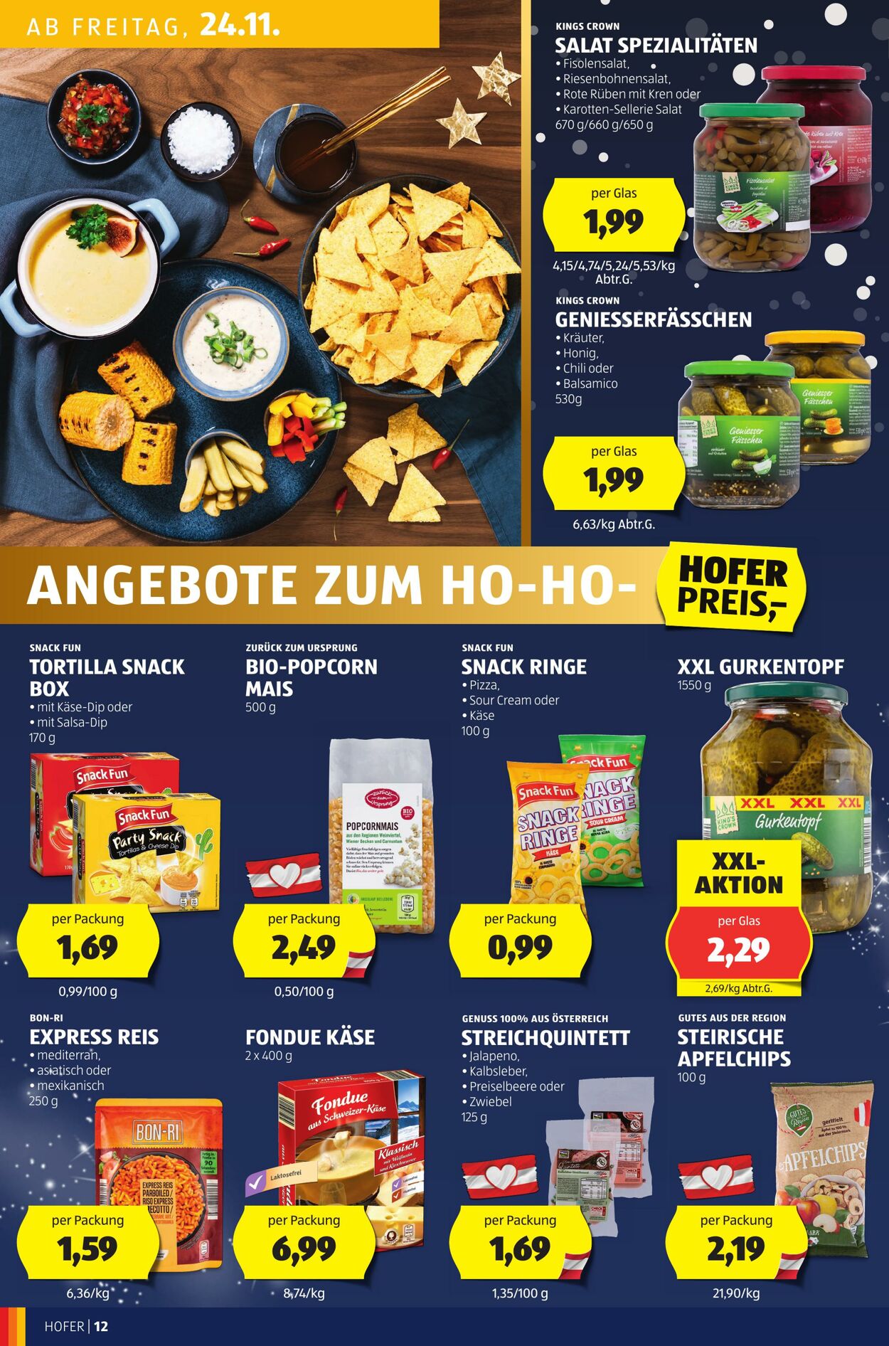 Prospekt Hofer 24.11.2023 - 30.11.2023
