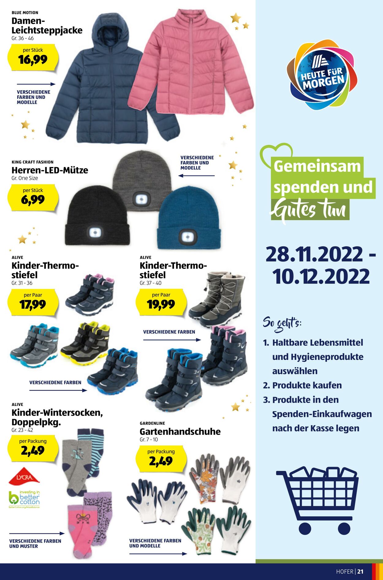 Prospekt Hofer 25.11.2022 - 01.12.2022